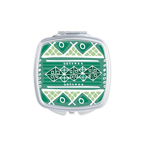 DIYthinker Green Hills Mexico Totems Ancient Civilization Mirror - Portable Compact Pocket Makeup Mirror with Double Sided Glass for Travel, Home & Office Use