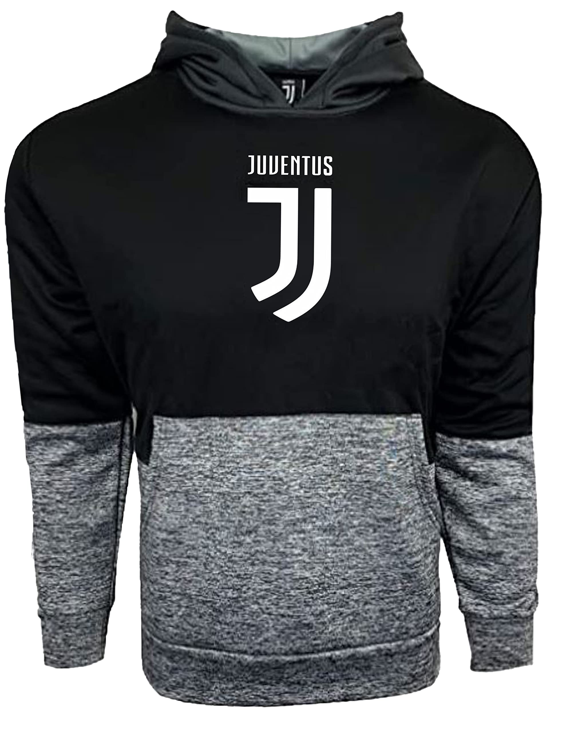Icon Sports Men's Juventus Tracksuit 2-Piece Set - Hooded Pullover Sweater & Jogger Pants | Official Football Fan Apparel for Training, Lounge & Match Day Support