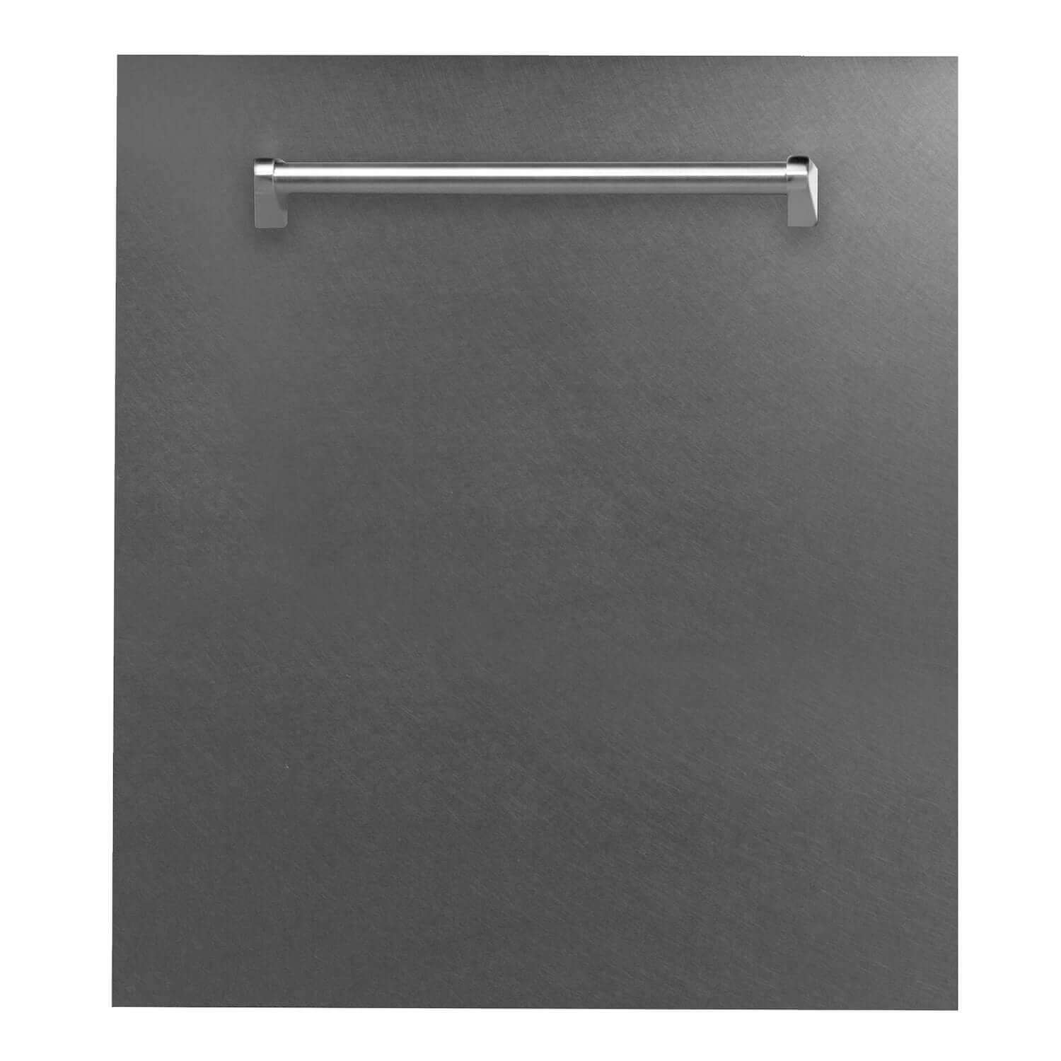 ZLINE 24 Inch Built-In Dishwasher - Stainless Steel Panel & Tub, Quiet 52dB, Top Control with Traditional Handle (DW SN H 24) - Perfect for Modern Kitchens and Small Spaces
