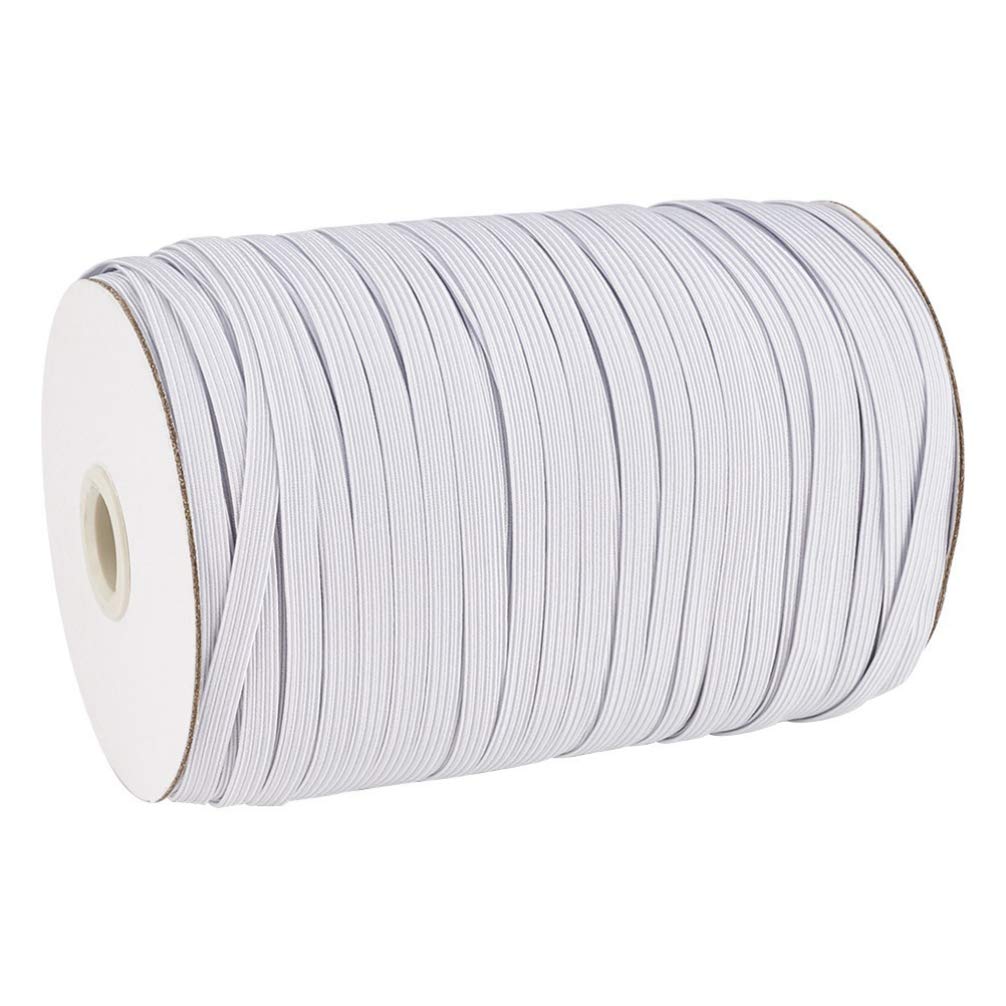 1 Roll Stretch Elastic Band for Sewing - Polyester Clothing Elastic Band for Costume Making, DIY Crafts & Apparel Repair - Perfect for Waistbands, Cuffs & Hemming