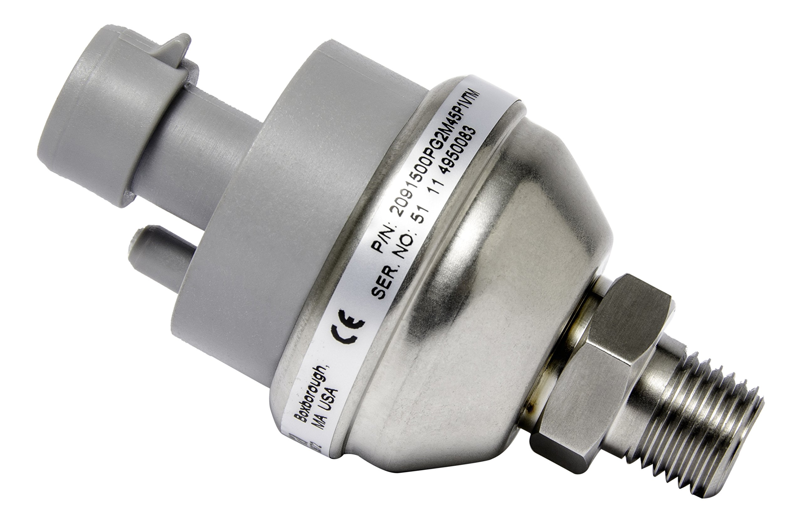 2091100PG2M1102 Model 209 Industrial Pressure Transducer - 0-100 psig Gauge Pressure Sensor with 1/4