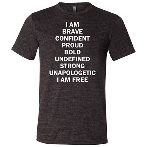 Unisex 'I Am Free' Graphic T-Shirt - Comfortable Cotton Tee for Men & Women - Perfect for Casual Wear, Street Style & Everyday Outfits