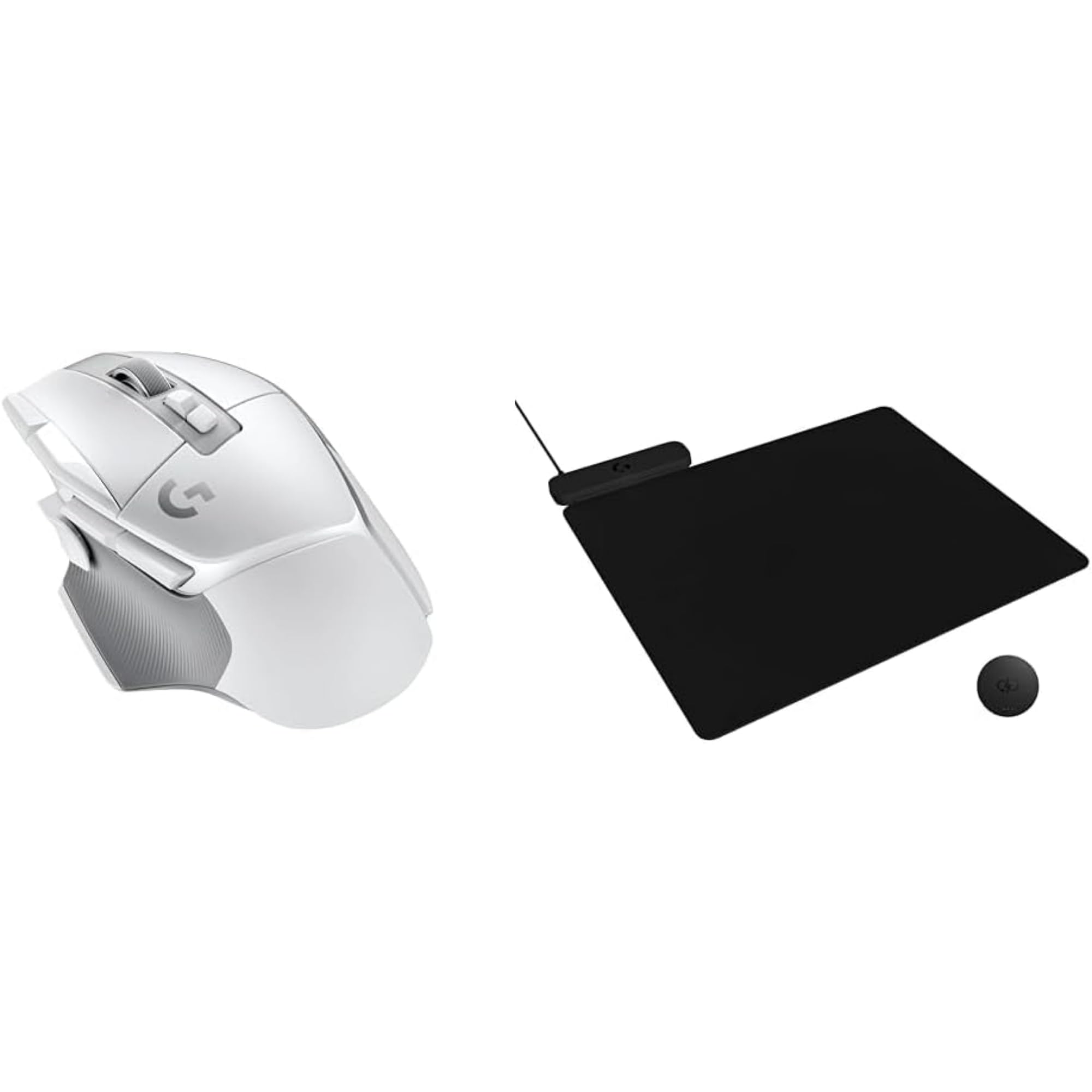 Logitech G502 X Lightspeed Wireless Gaming Mouse & G733 Lightspeed Wireless Gaming Headset Combo - White | High-Performance PC Gaming Gear for FPS, MOBA & Esports | Ergonomic Design for Long Gaming Sessions