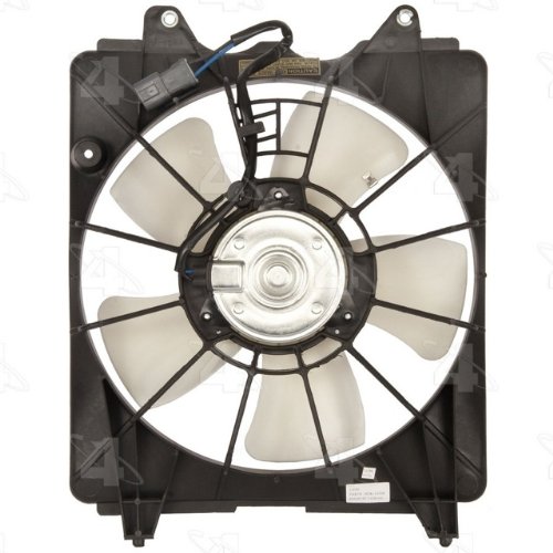 Four Seasons A/C Condenser Fan Assembly - Part #76077 - Compatible with Multiple Vehicle Models - Perfect for AC Repair & Cooling System Maintenance