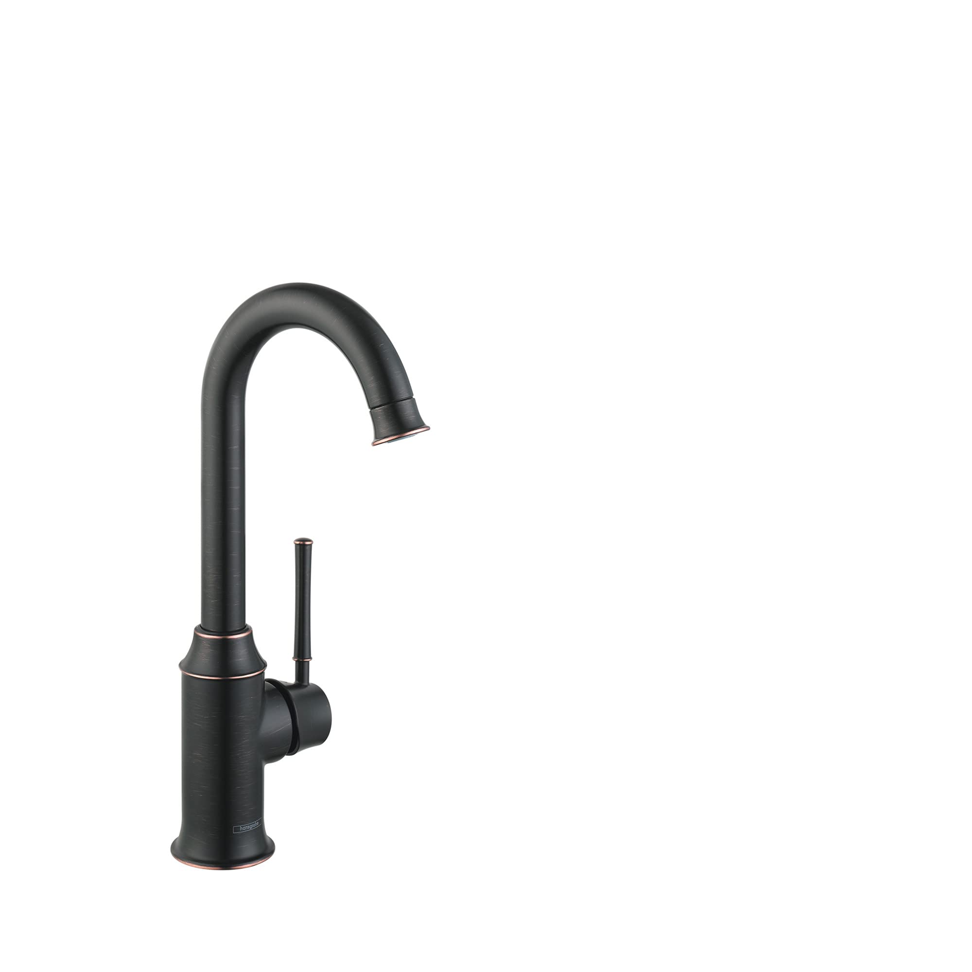 Hansgrohe Talis C Bronze Bar Kitchen Faucet - Single Hole Bar Sink Faucet with Rubbed Bronze Finish (Model 04217920) | Perfect for Home Bars, Wet Bars, and Small Kitchen Sinks