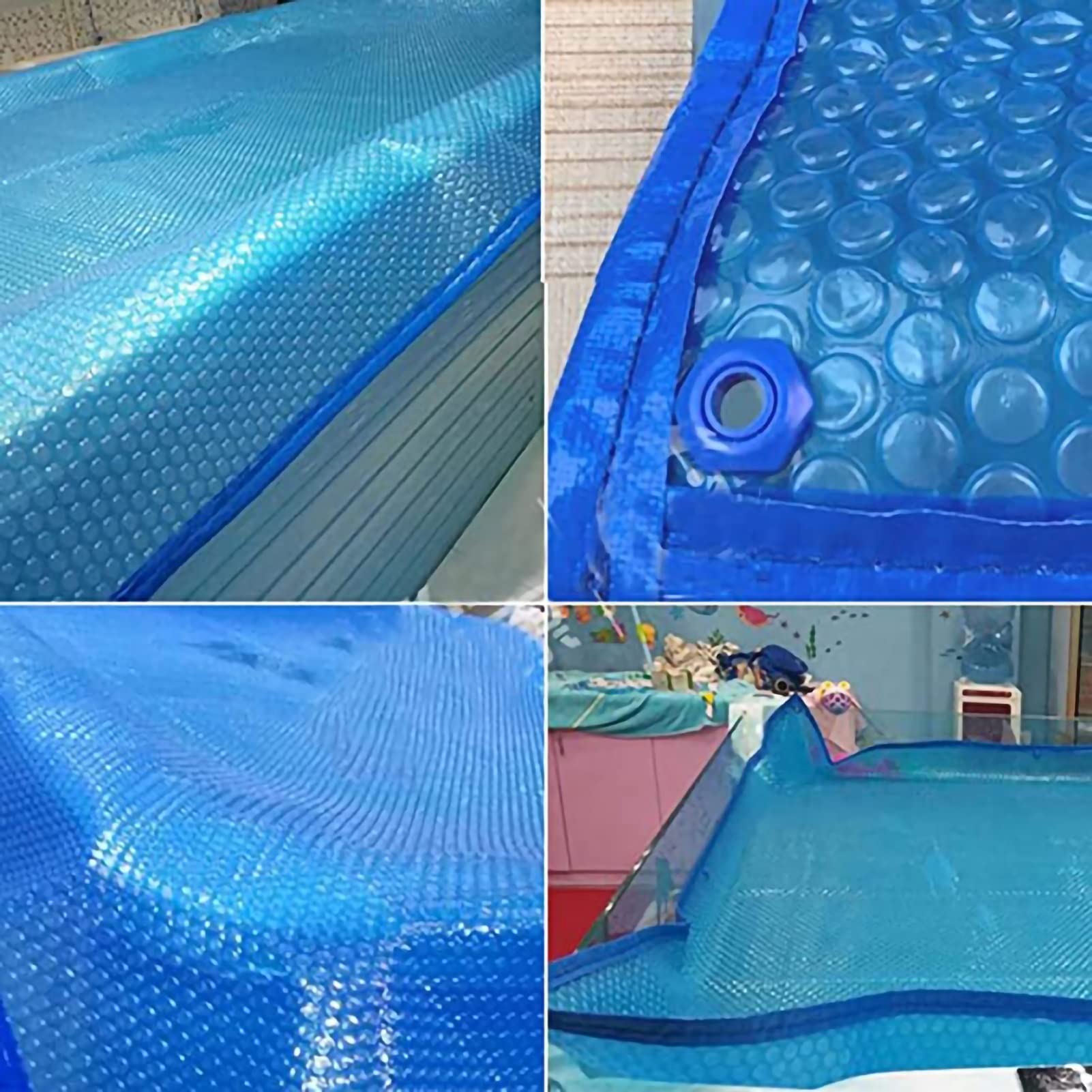 Solar Pool Cover 10ft x 26ft - UV Protection, Bubble Insulation, Foldable Design for Heat Retention - Perfect for Inground & Above Ground Family Swimming Pools - Enjoy Warmer Water & Reduced Evaporation