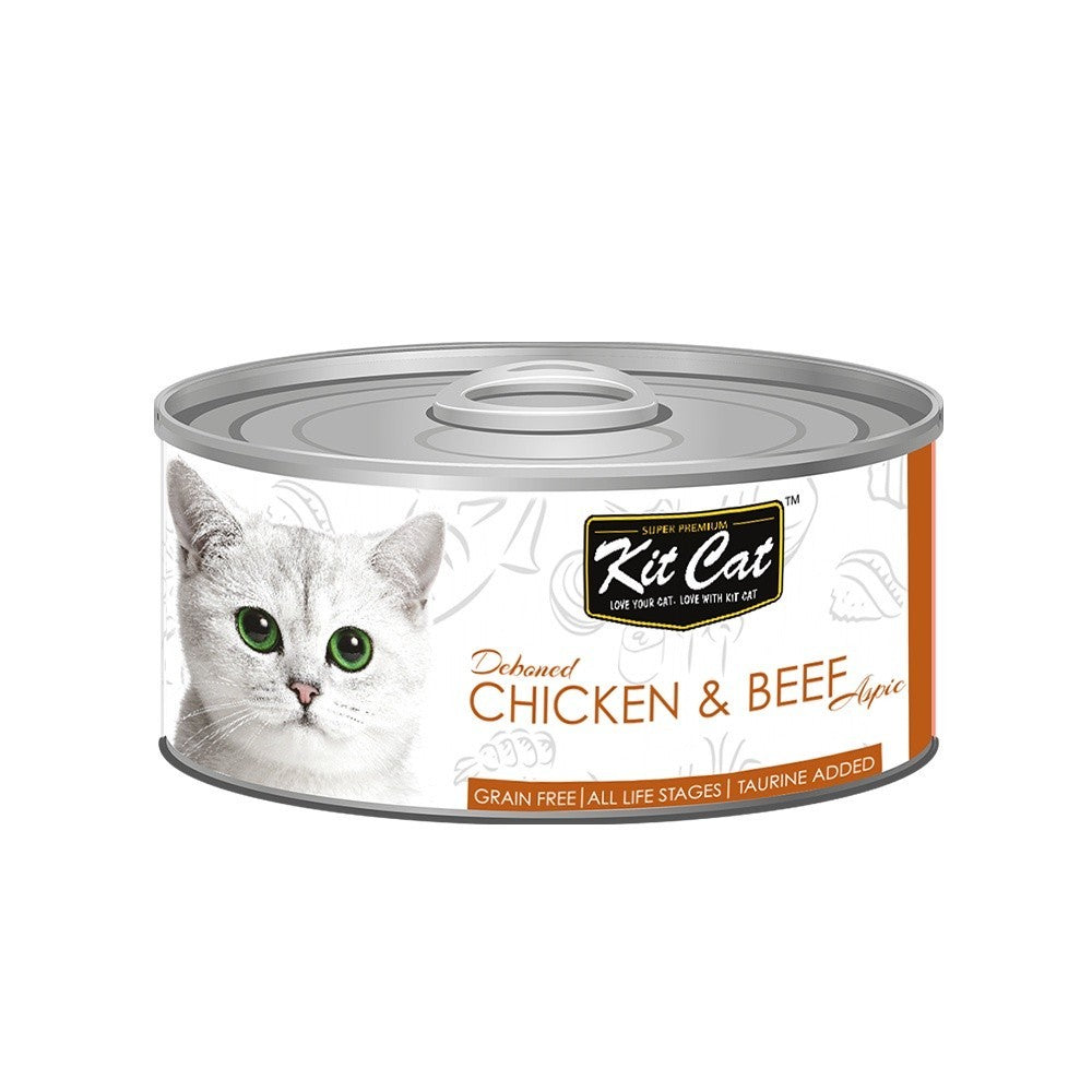 24-Pack Kit Cat Deboned Food Topper for Adult Cats & Kittens - 80g Pouches, 22 Flavor Variety - Perfect for Mealtime Enhancement & Picky Eaters
