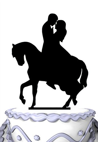 Elegant Acrylic Wedding Cake Topper - Bride & Groom Couple Design for Rustic Weddings | Perfect for Anniversary, Engagement & Birthday Cakes