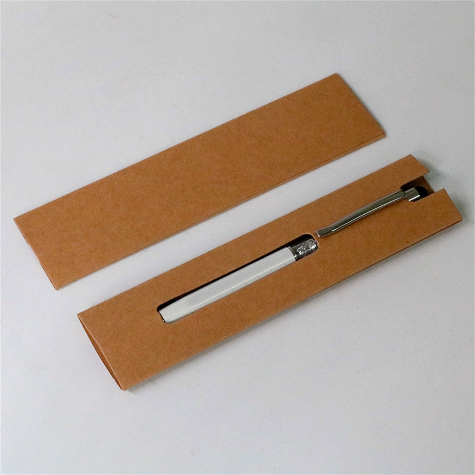 XUYUH 50PCS Cardboard Pen Box - Pencil Gift Packaging for Office & School