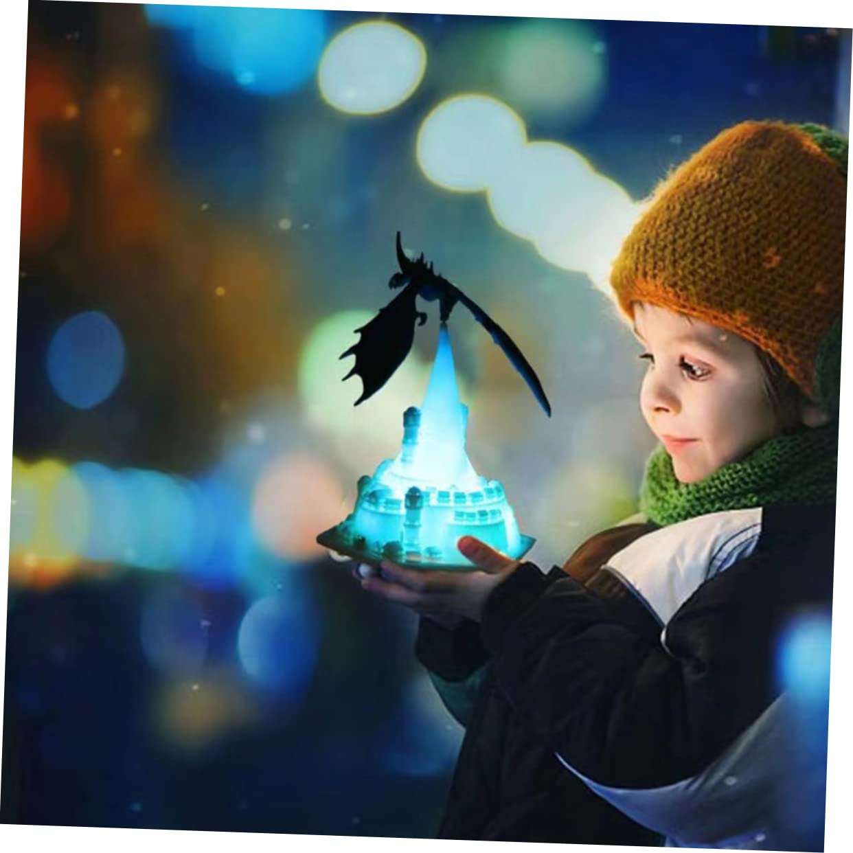 3D Printing Night Light for Girls - Cute Kids Room Decor, Child Modeling Lamp, Bedside Nightlight for Nursery, Bedroom, and Playroom - Perfect Gift for Girls Toys & Household Lighting
