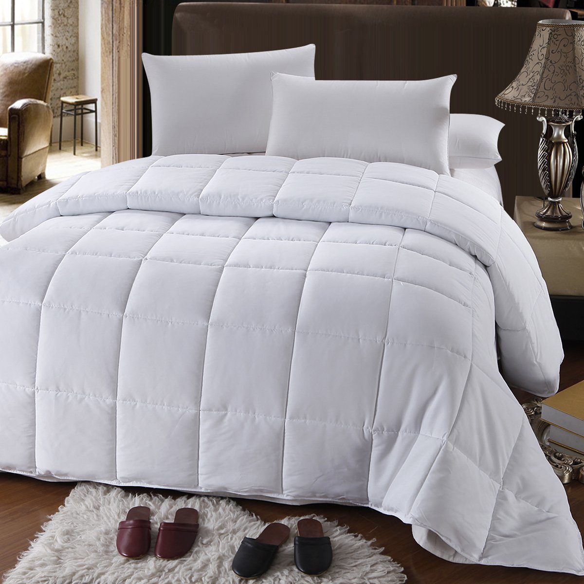 8-Piece Queen Size Eva Chocolate Bed in a Bag Set - Medium Weight Down Alternative Comforter (Duvet Insert) with Cotton Duvet Cover & Matching Sheets - Perfect for Cozy Bedrooms, Guest Rooms & Luxury Hotel Style Bedding