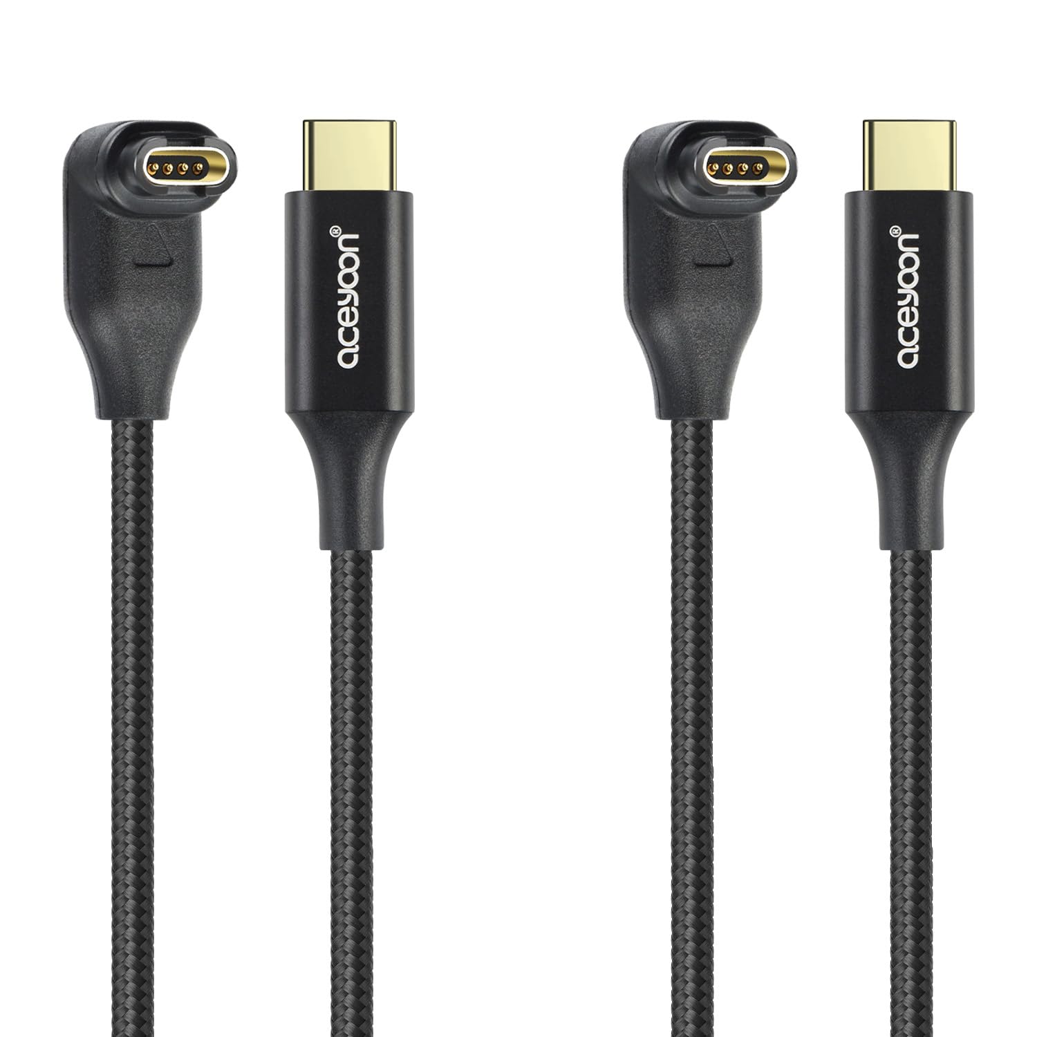2 Pack USB C Charging Cable for Garmin Watch (1.6FT + 3FT) - Compatible with Vivoactive 5/4/3, Fenix 7/6/5/S/X, Forerunner 945/45/45S, Vivomove, Venu 3/2/Sq - Fast Charging Cord for Fitness Tracking & Outdoor Activities