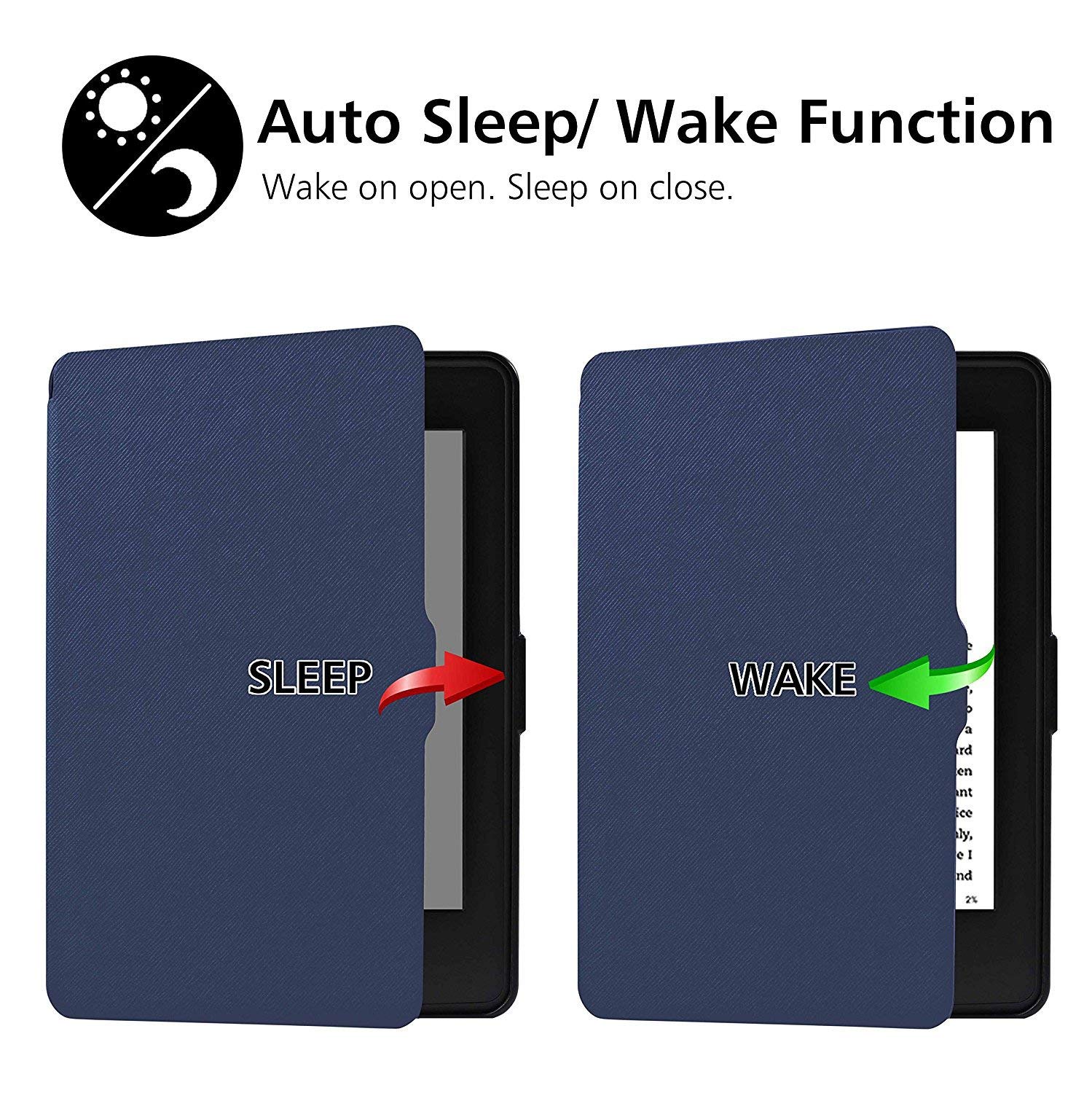 Premium PU Leather Case for Kindle 8th Generation (6