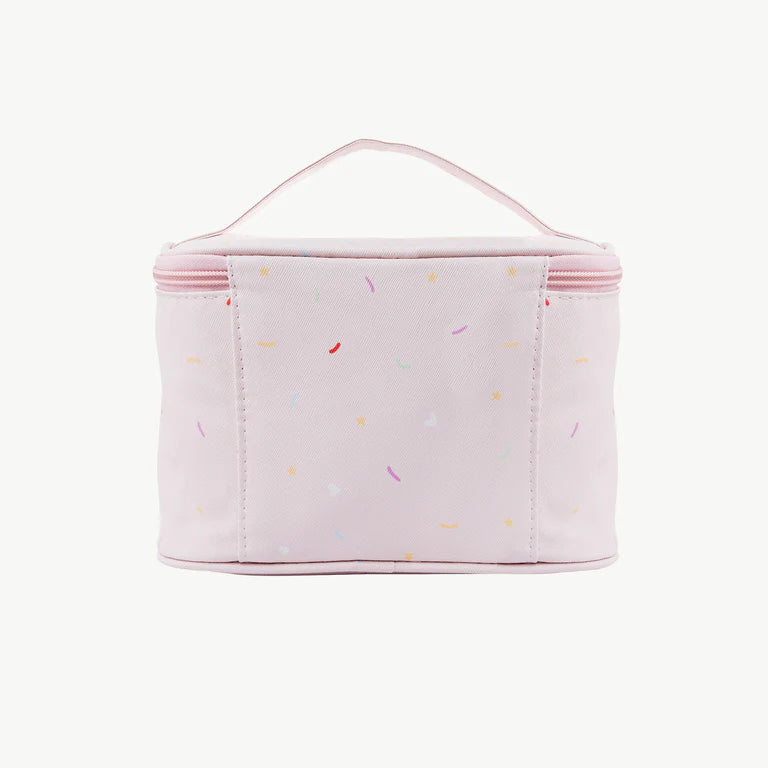 Oh Flossy Cosmetic Carry Case & Organizer - Travel Makeup Bag with Multiple Compartments for Cosmetics, Brushes, and Skincare - Perfect for Travel, Gym, and Daily Use