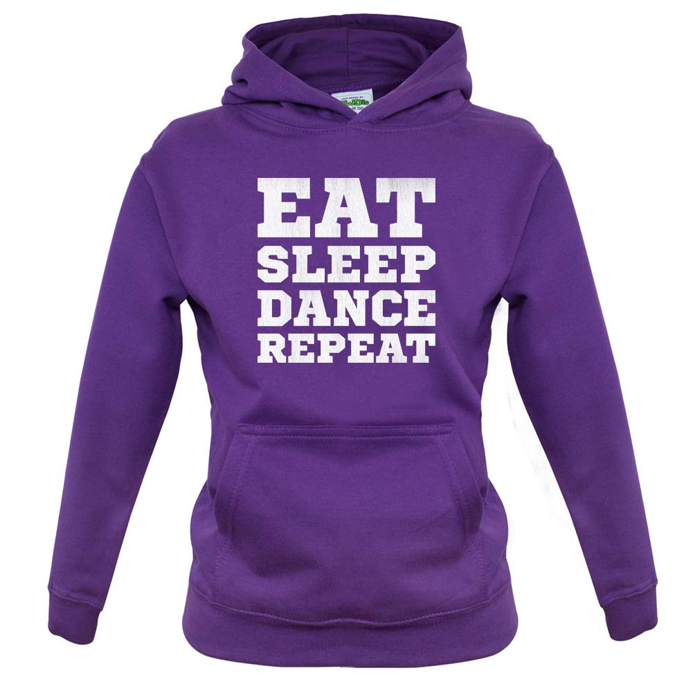 Eat Sleep Dance Repeat Kids Pullover Hoodie - Soft & Comfortable Children's Sweatshirt for Play, School & Everyday Wear