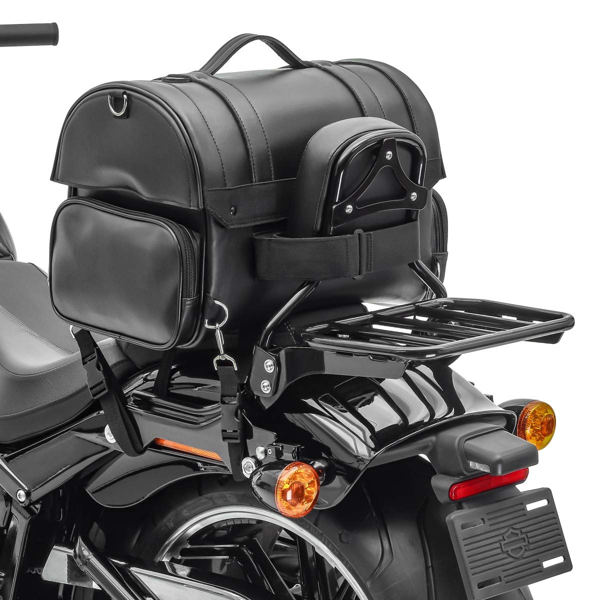 Yamaha XV 1600 A Wild Star Rear Bag - Passenger Tail FP Compatible Motorcycle Luggage - Perfect for Long Rides & Road Trips