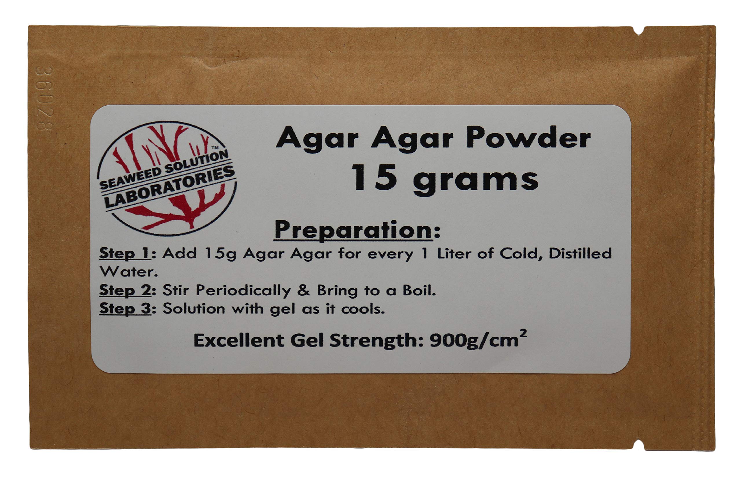 Premium Agar Agar Powder - 15g Lab Grade for Cooking, Baking & Science Experiments | Vegan Gelatin Substitute for Desserts, Jellies & Petri Dishes