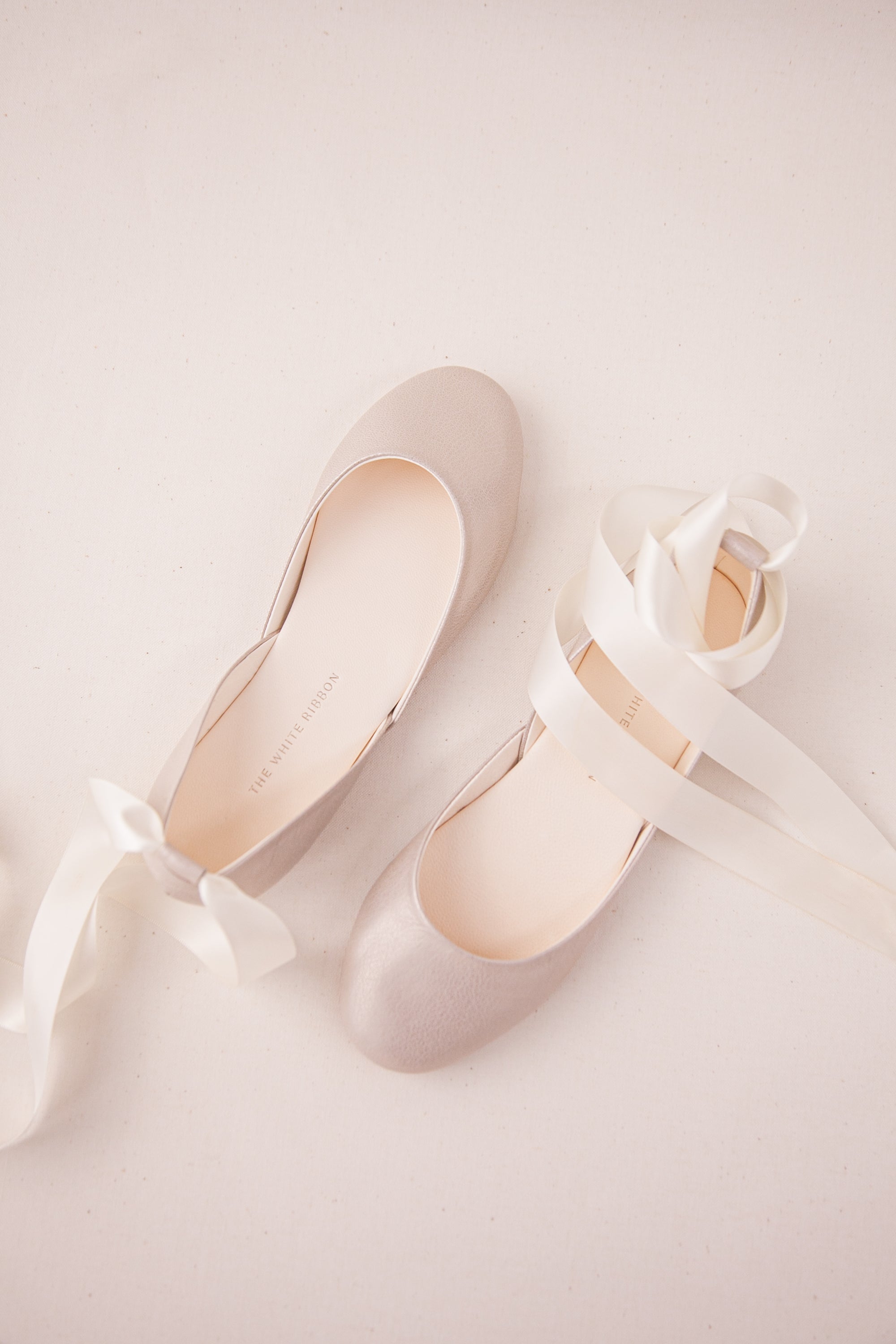 LUNA BALLET FLATS Women's Comfortable Slip On Shoes - Champagne Gold Soft Leather Ballet Flats for Work, Travel & Everyday Wear