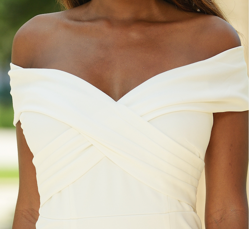 Brienne Dress - Elegant White Women's Dress for Casual & Formal Occasions | Perfect for Weddings, Parties & Office Wear