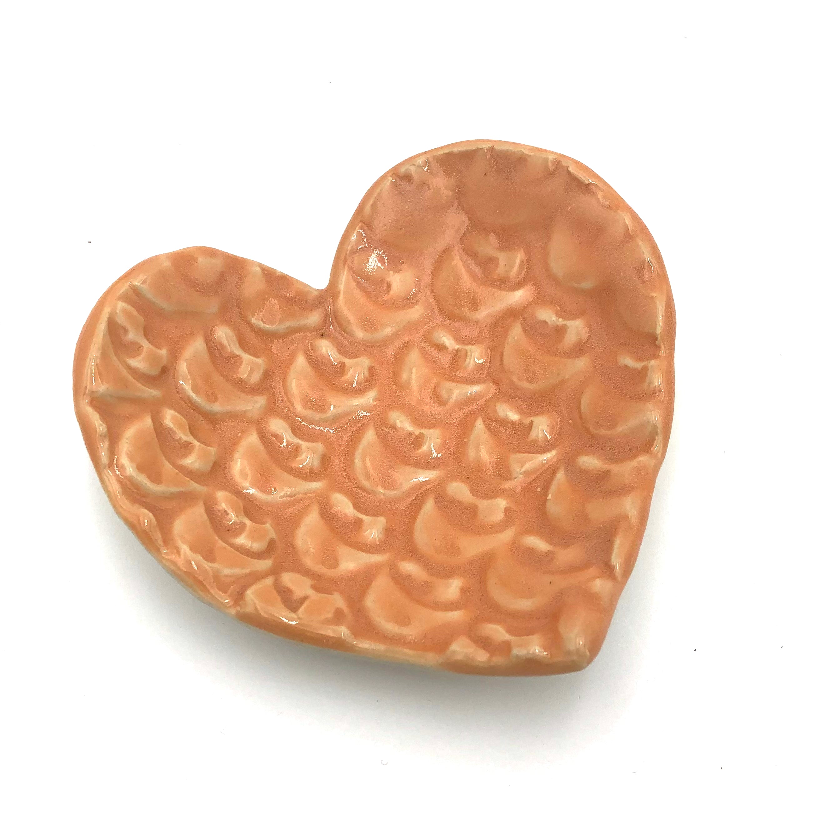 Cathy Broski Ceramic Heart Bowls - Set of 4 Assorted Designs for Valentine's Day, Wedding Favors, Home Decor & Gift Giving