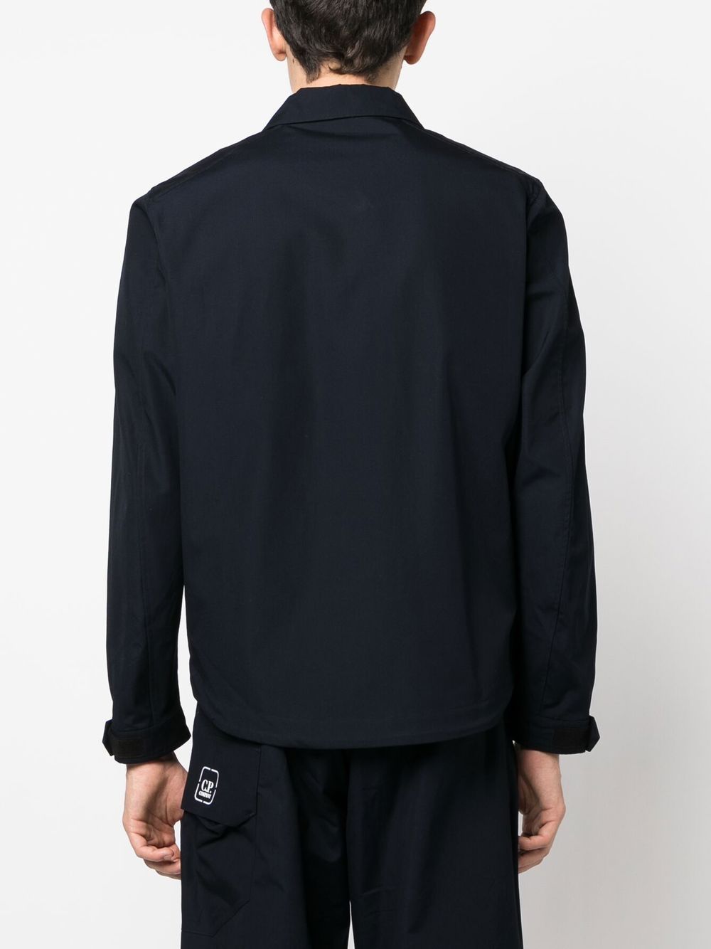 CP COMPANY METROPOLIS Jacket - Men's Blue Urban Windbreaker | Water-Resistant Lightweight Coat for City Commuting & Outdoor Activities