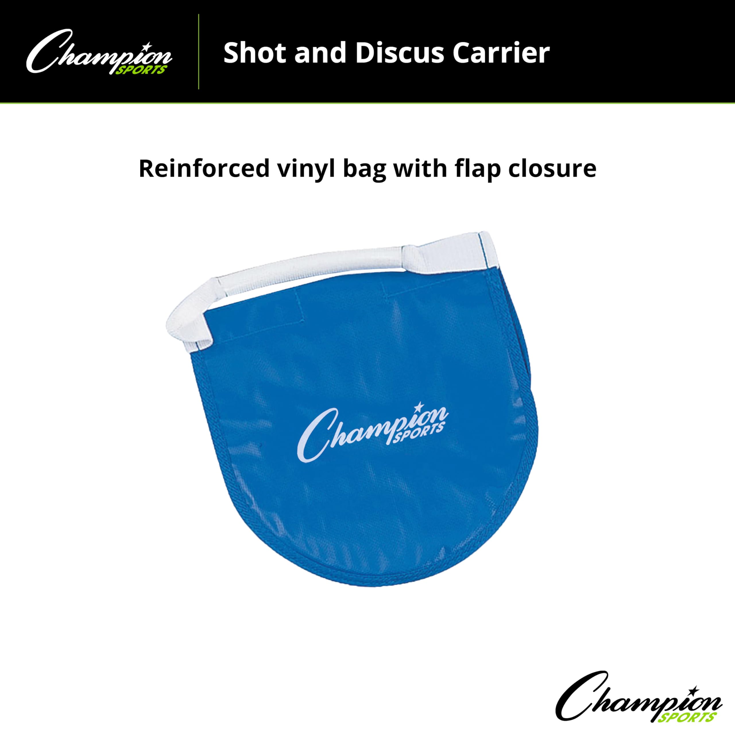 Champion Sports Iron Shot Put - Competition & Training Shot Put for Track & Field, High School & College Athletics - Perfect for Practice, Gym & Outdoor Sports