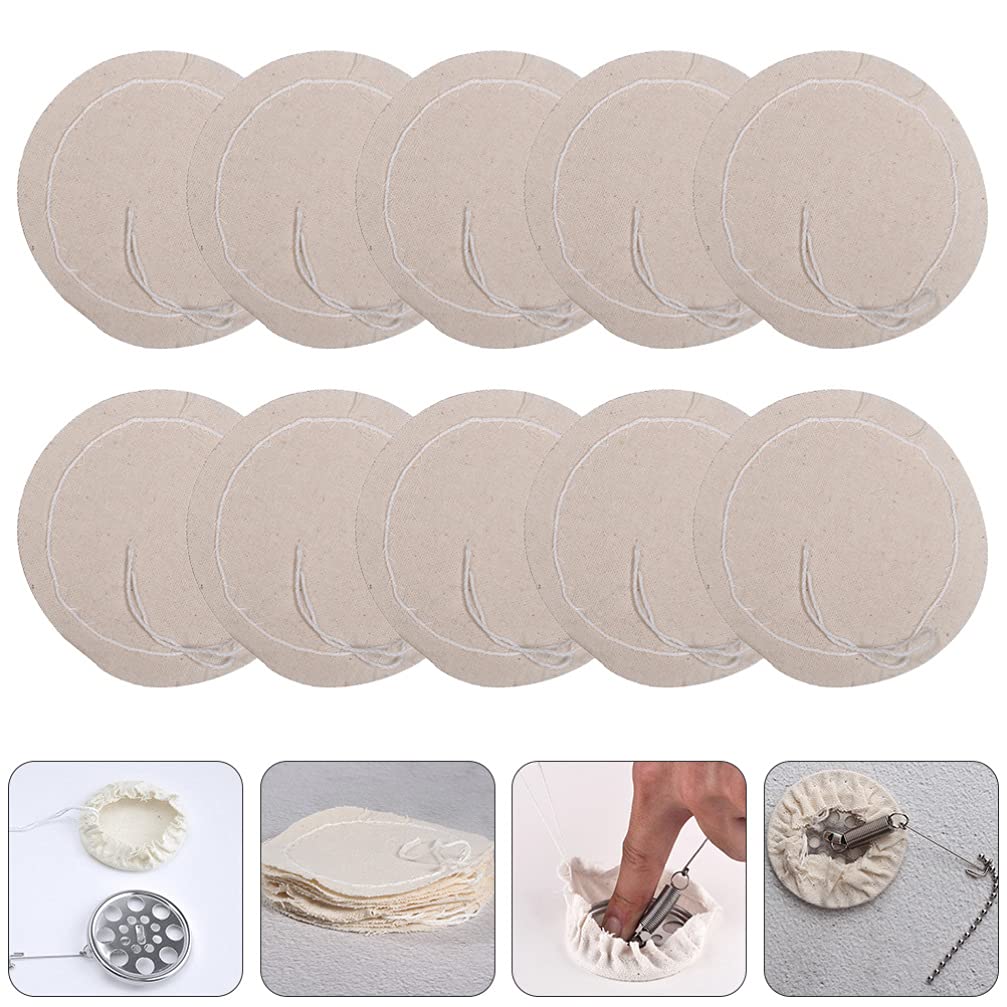 Hemoton 20-Pack Reusable Coffee Filter Cloth - Fine Mesh Cotton Tea & Espresso Dripper Bags for Pour Over, French Press, Cold Brew - Eco-Friendly Coffee Cone Filters for Home & Cafe Use