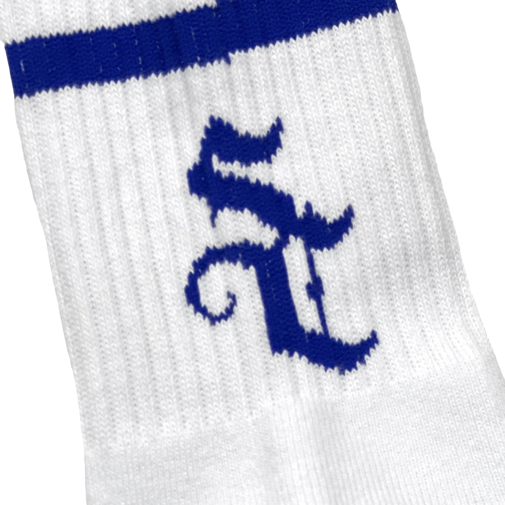 2ND CLOSET Peace & Love Crew Socks - White Cotton Ankle Socks for Women & Men - Perfect for Casual Wear, Gifts, and Everyday Comfort