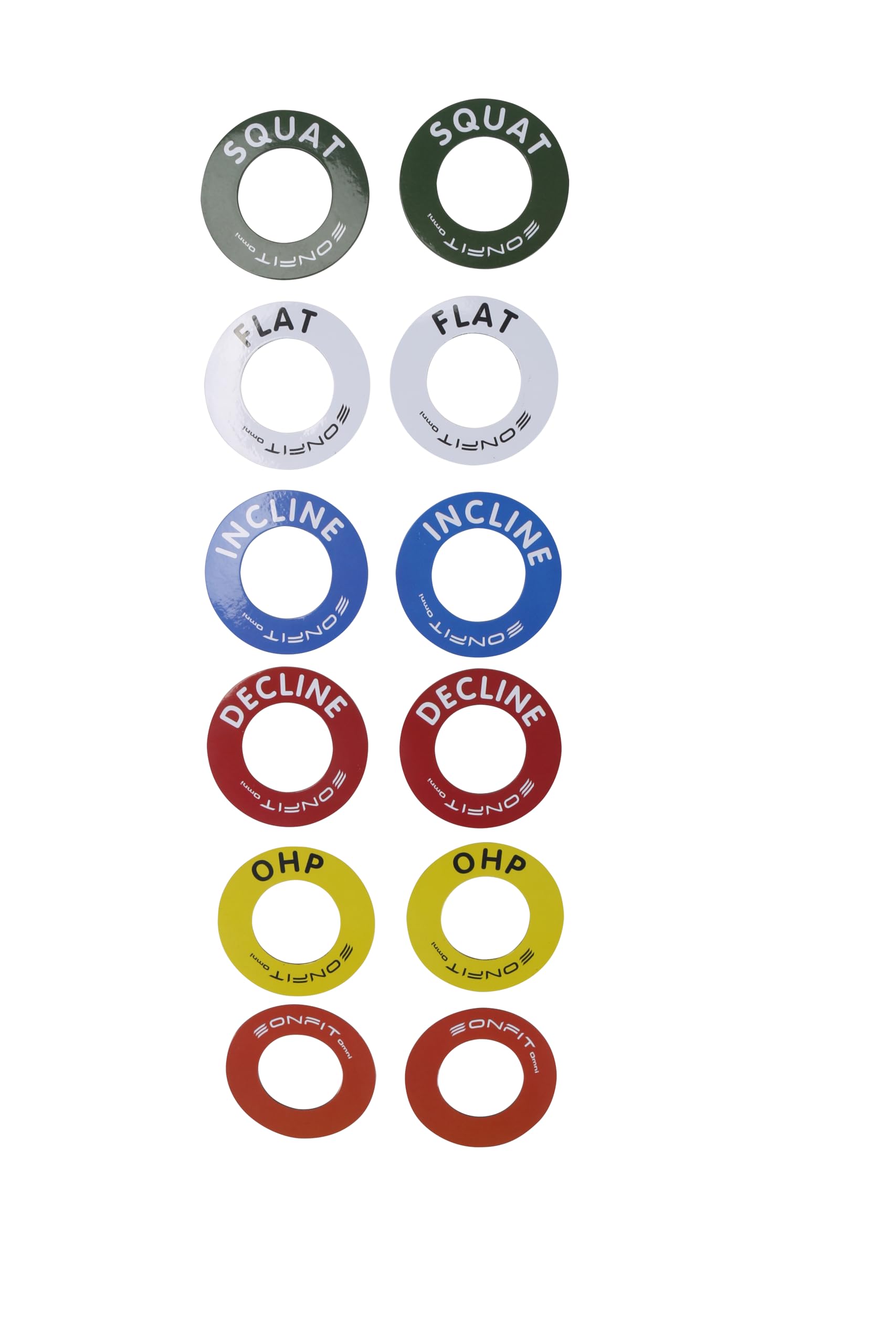 Power Rack Magnetic Position Markers - Squat Rack Magnets for Gym Equipment | Home Gym Accessories for Weightlifting & Strength Training