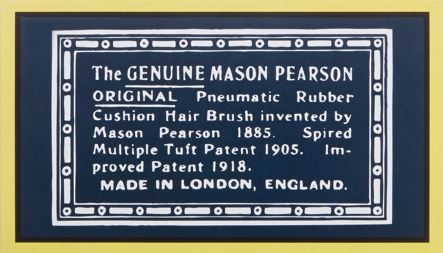 Mason Pearson Hair Brush - Premium Boar & Nylon Bristles for Shine & Volume - Perfect for Detangling, Styling & Smoothing Hair at Home or Salon