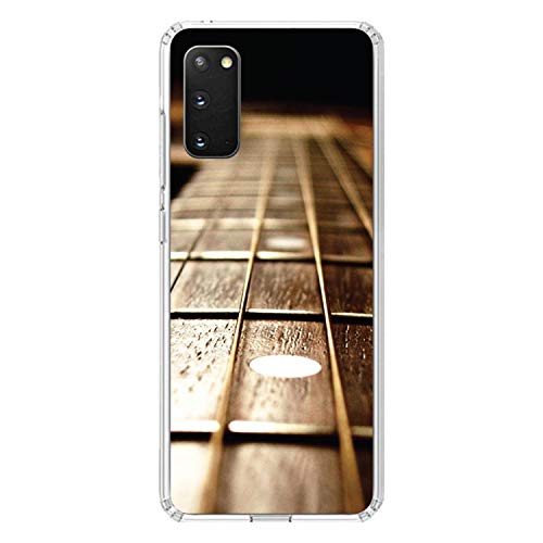 Guitar Strings Neck On Clear Case