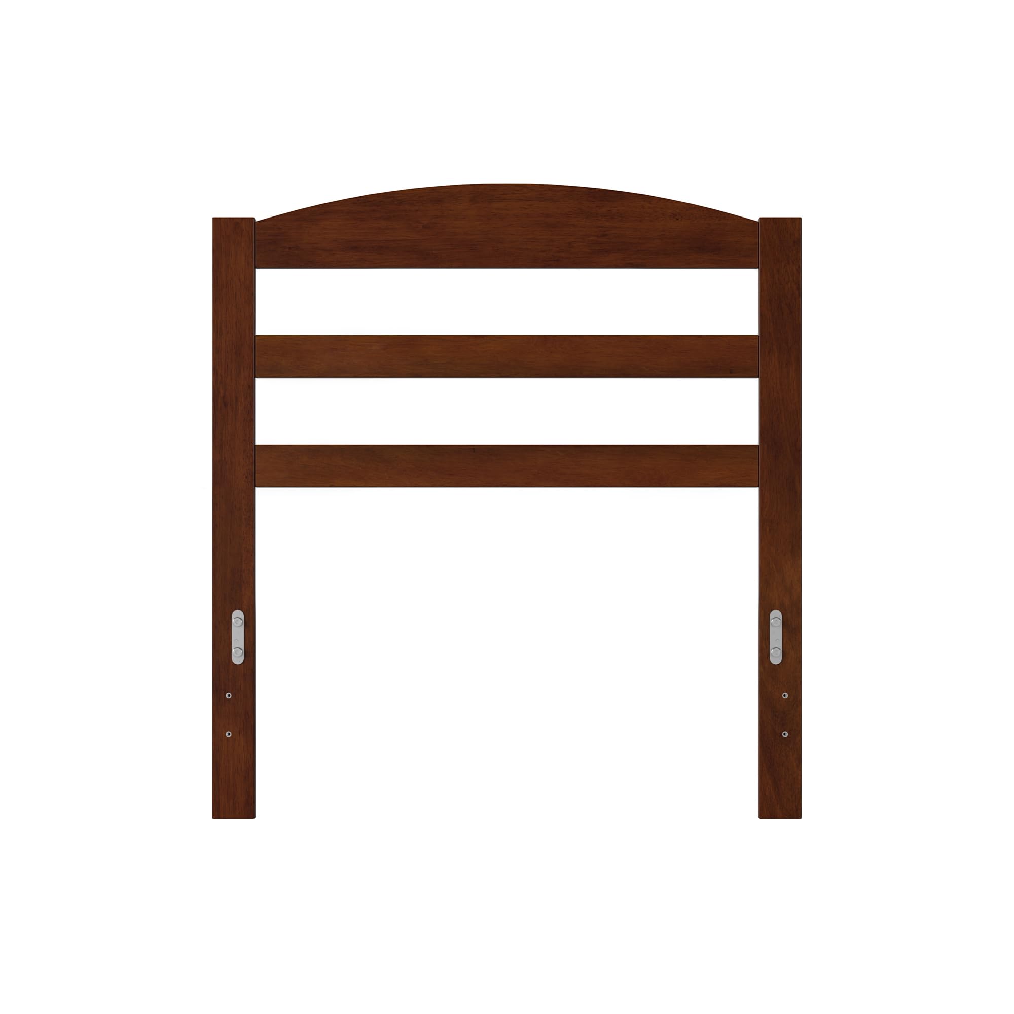 AFI Warren Twin Size Wood Headboard with USB Charging Port - Walnut Finish for Bedroom, Dorm, or Guest Room - Modern & Functional Design
