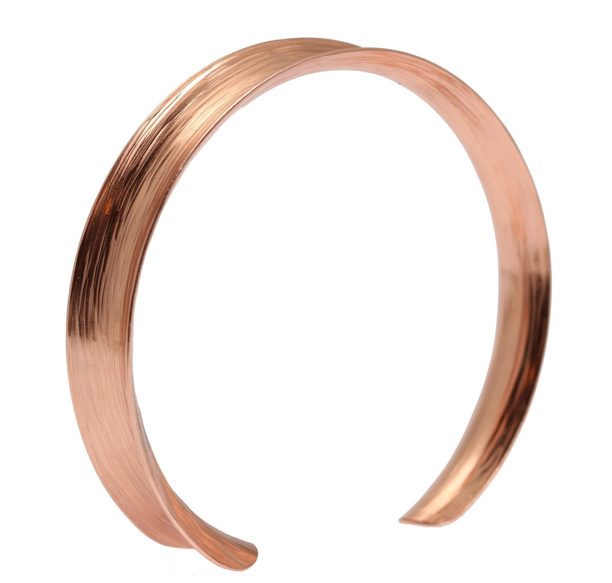 Anticlastic Bark Copper Bangle Bracelet - Handmade Hammered Jewelry for Women - Boho Chic Accessories for Everyday Wear & Special Occasions