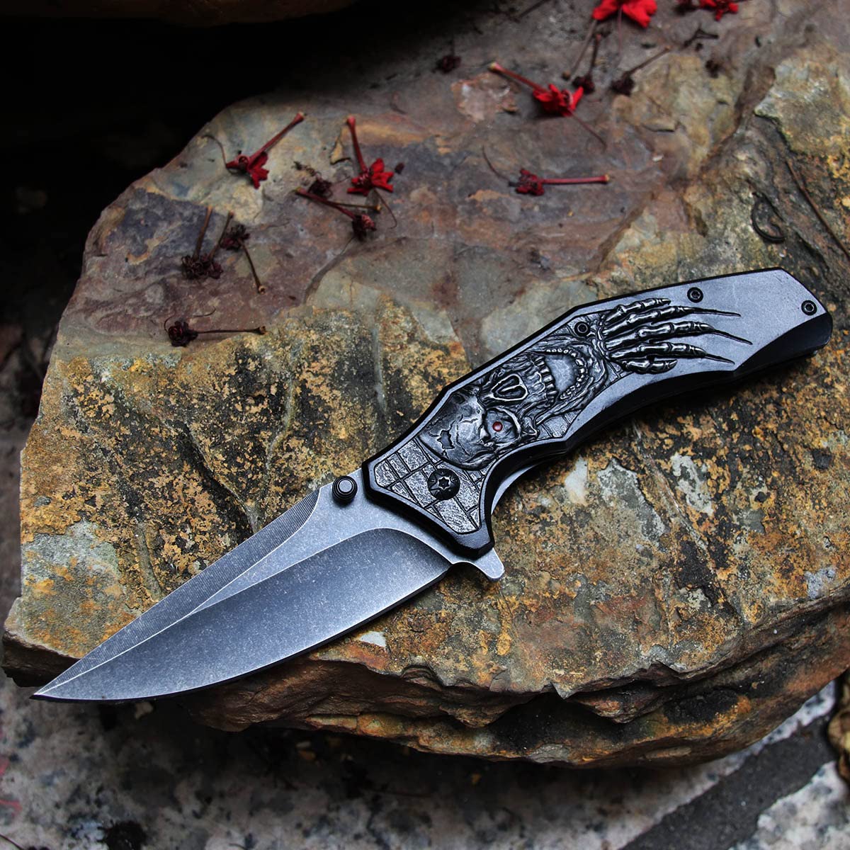 Foldable Karambit Claw Knife - Tactical Camping, Hunting & Survival Tool for Outdoor Adventures, Self-Defense & Emergency Preparedness
