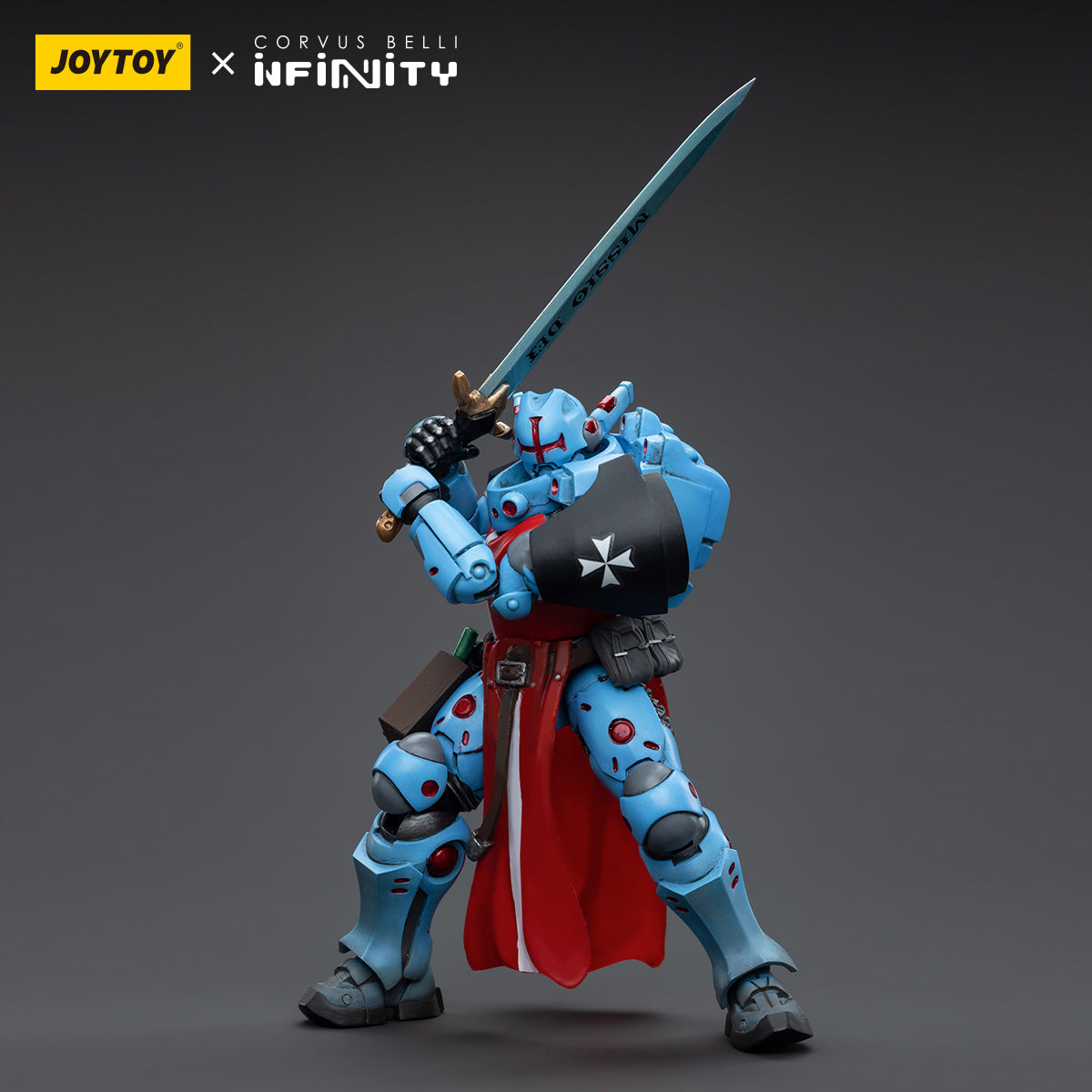 1/18 JOYTOY 3.75 Inch Action Figure Set - Infinity PanOceania Knights Hospitallers (4 Pack) | Highly Detailed Collectible Military Miniatures for War Gaming, Display & Gift Giving
