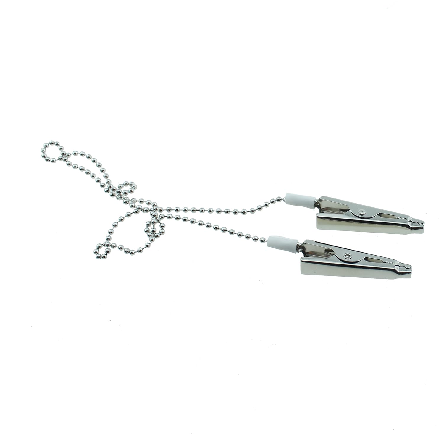 TAODAN 4PCS Metal Chain Bib Clip Holder - Durable Napkin Clips for Dental Offices, Restaurants & Home Use - Perfect for Dining, Parties & Large Gatherings