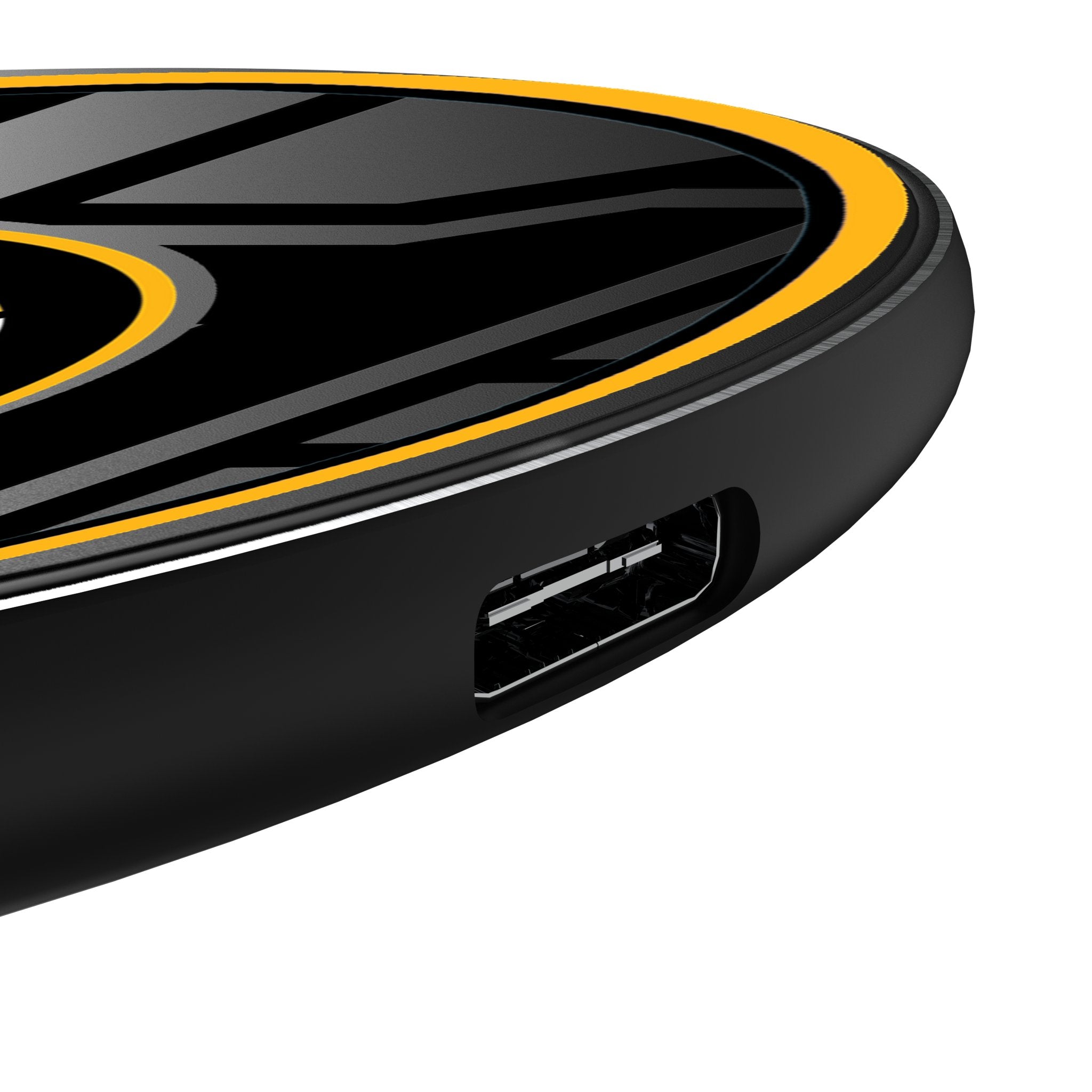 Boston Bruins Monocolor Tilt 15W Fast Wireless Charger - Qi Certified Phone Charging Stand for iPhone, Samsung, AirPods - Perfect for Home, Office & Nightstand Charging