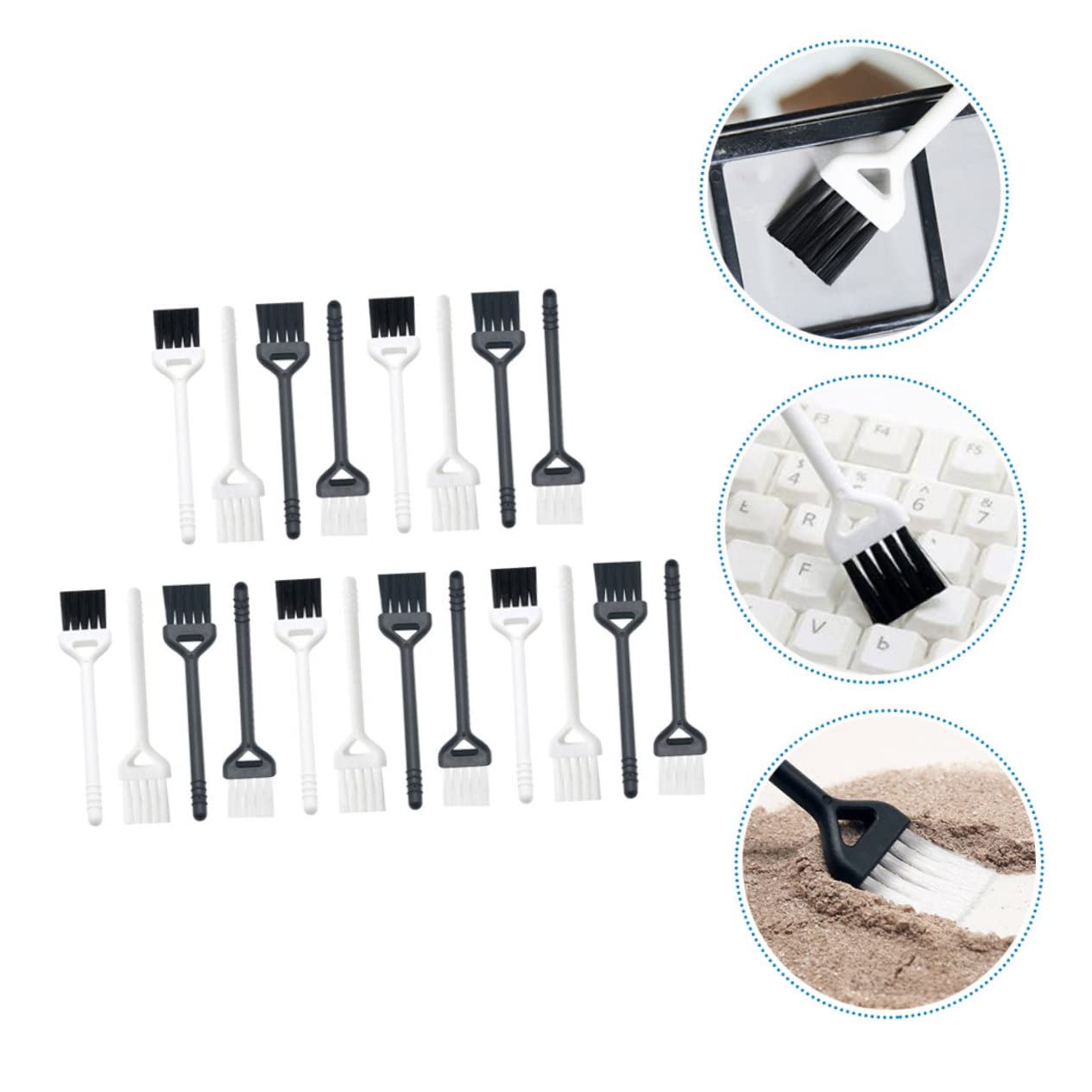 Gatuida Electric Shaver Cleaner Kit - 40 Pcs Multi-Purpose Cleaning Brushes for Electric Razors, Keyboards, Coffee Machines & Screens | Portable Mini Cleaning Tools for Home & Travel Use