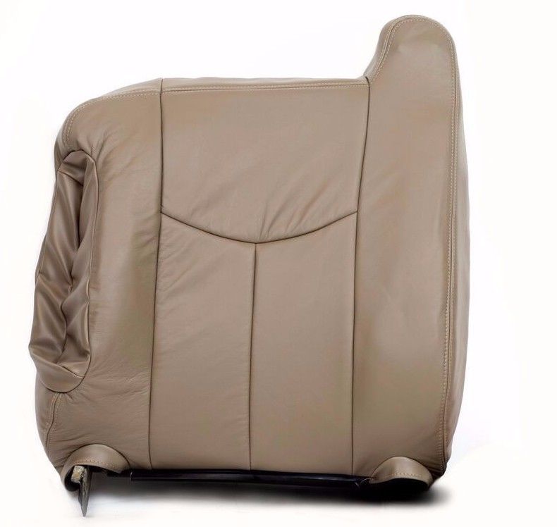 2003-2006 GMC Sierra Driver Side Leather Seat Cover - Tan Color - Premium Comfort & Protection for Your Truck - Perfect for Road Trips, Commuting & Off-Road Adventures