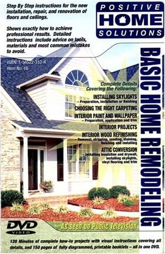 Home Remodeling Guide DVD - Step-by-Step DIY Home Improvement Tutorial for Beginners | Perfect for Renovating, Upgrading & Decorating Your House