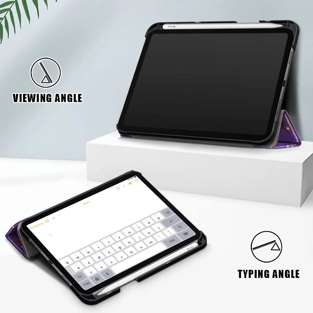Premium Lightweight Tri-Fold Case for Apple iPad Mini 6 (2021 Model) - Slim Protective Cover with Auto Wake/Sleep, Pencil Holder & Adjustable Stand for 8.3
