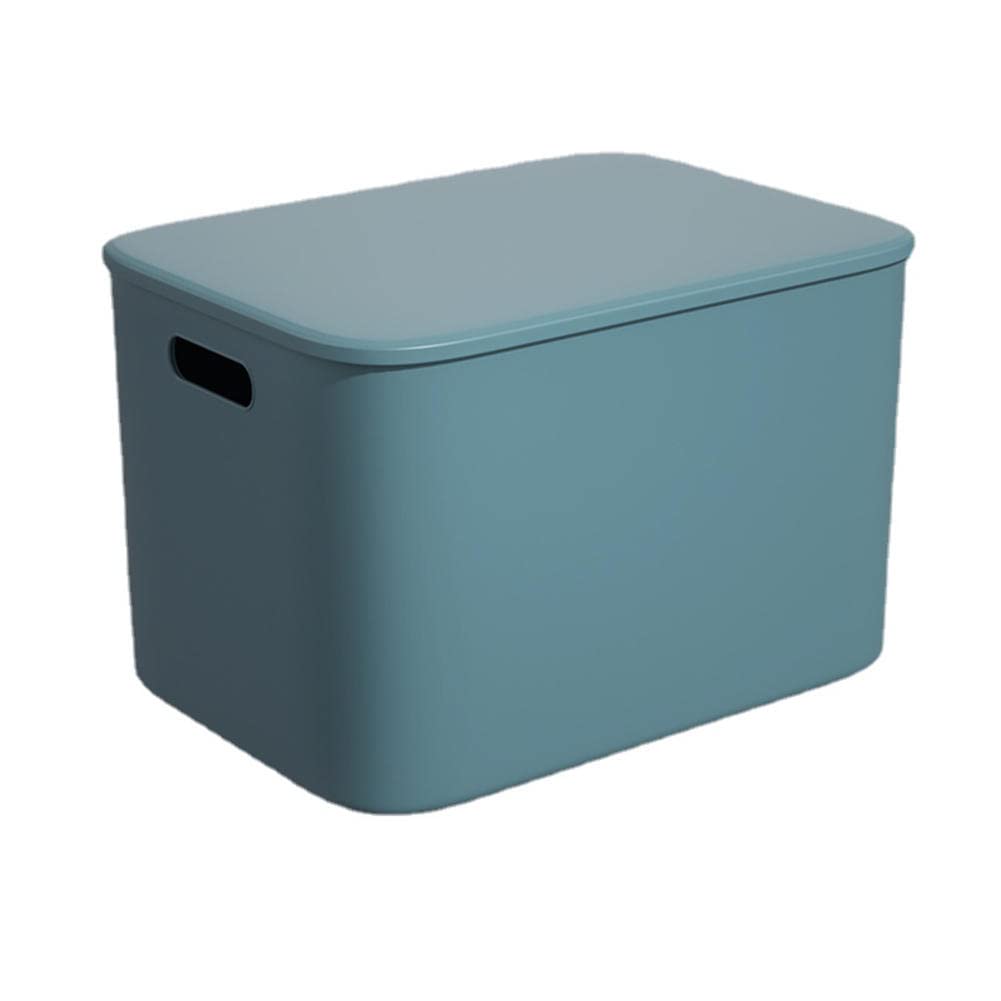 Plastic Storage Box with Lid - Organize Clothes, Towels, Toys & Cosmetics | Durable Home Organization Bins for Bedroom, Bathroom & Closet Storage Solutions