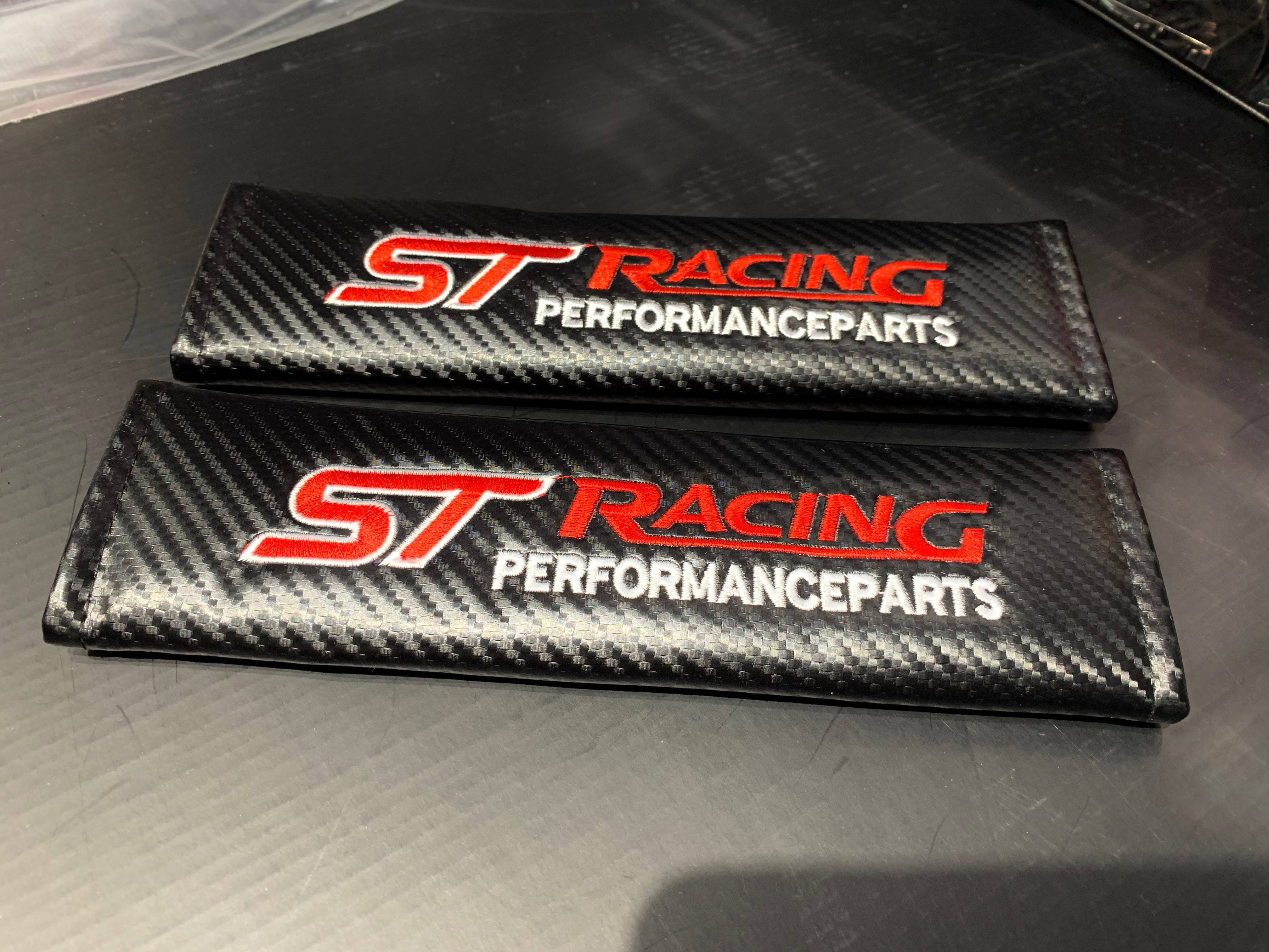 Ford ST Racing Seat Belt Pad Cover Protectors - Comfortable Shoulder Pads for Car Enthusiasts - Perfect for Long Drives & Track Days