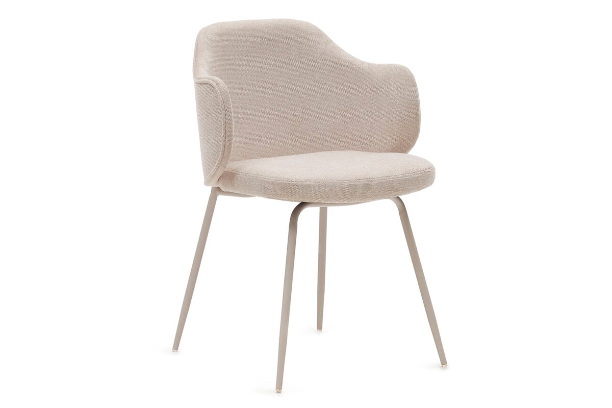 Como Yuni Chair - Soft Chenille Fabric Upholstered Accent Chair for Living Room, Bedroom, or Office - Comfortable Modern Lounge Seating with Plush Support