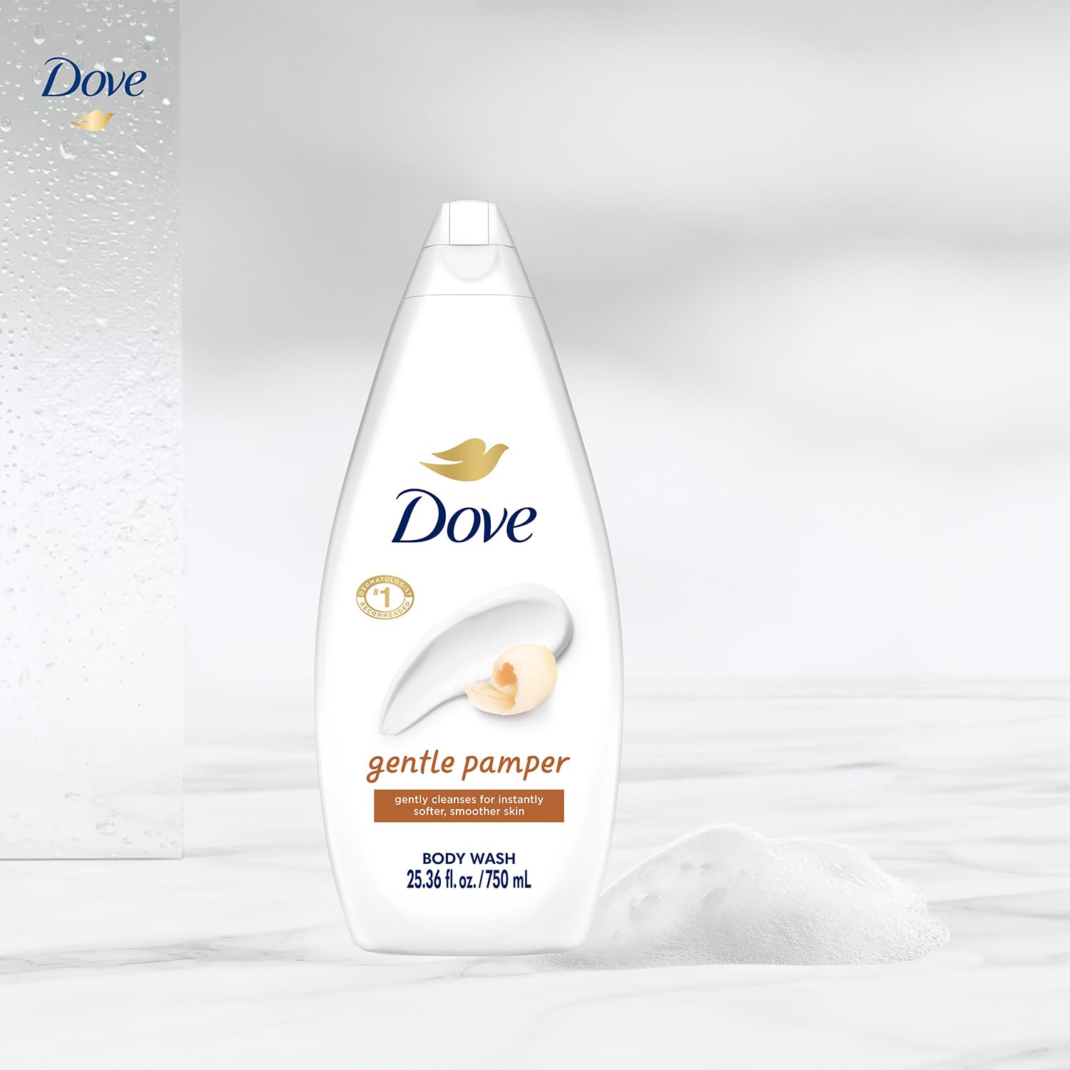 Dove Body Wash 2-Pack (25.36 Oz Each) - Gentle Moisturizing Cleanser for Smooth & Soft Skin | Soothing Shower Gel for Daily Hydration & Relaxation | Perfect for Dry Skin Care & Spa-Like Bath Experience