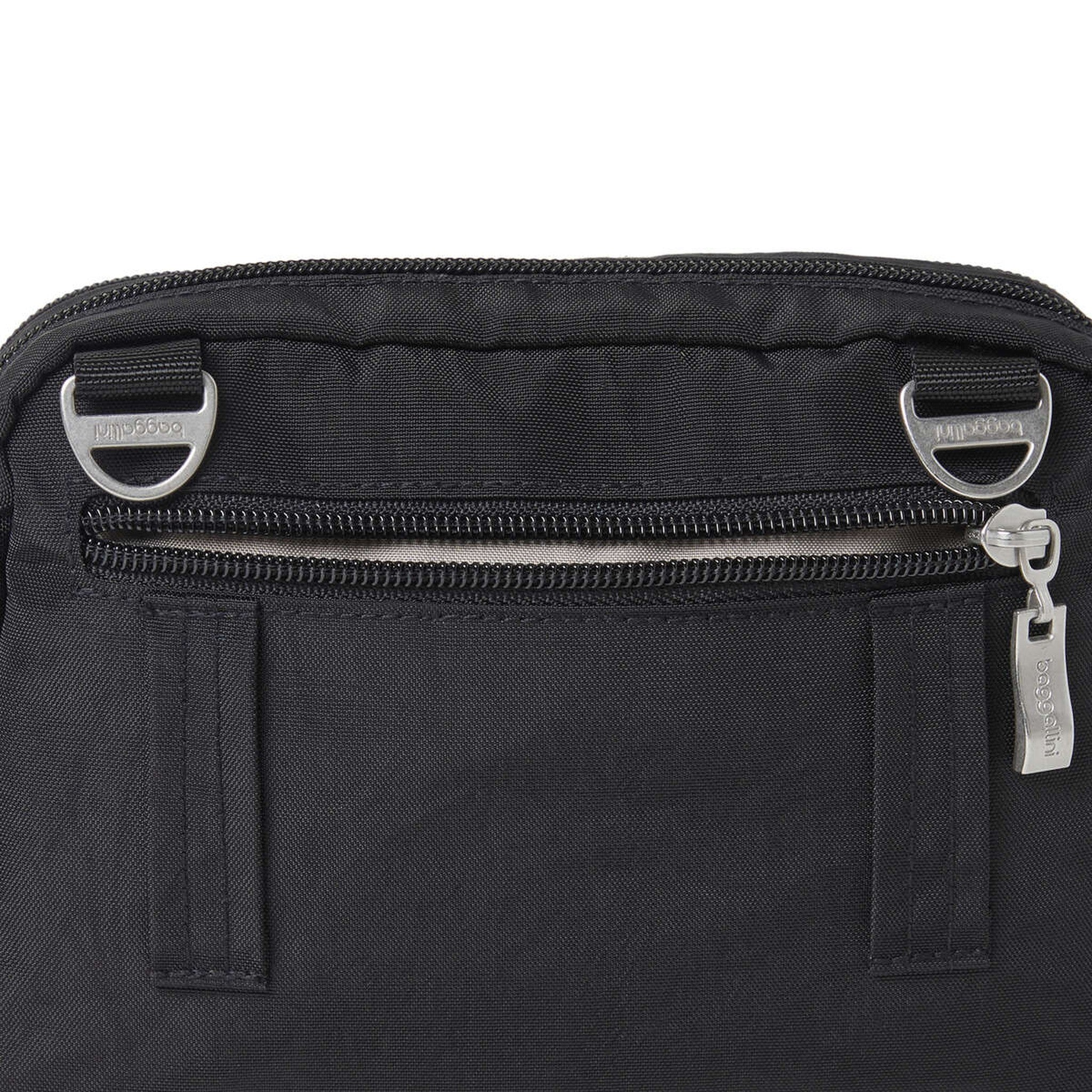 Baggallini Triple Zip Crossbody Bag for Women - Lightweight Travel Purse with Multiple Pockets - Perfect for Everyday Use, Commuting & Travel Accessories