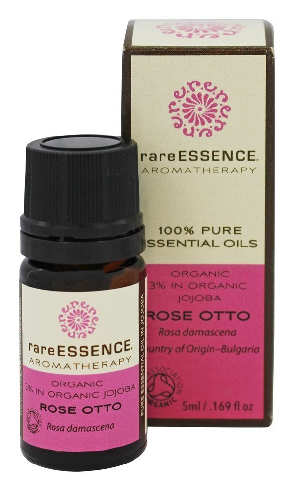 Premium Rare Earth Aromatherapy Essential Oil - 100% Pure Rose Otto & Jojoba Blend for Relaxation, Massage & Skin Care | Natural Stress Relief & Mood Enhancer for Home Spa, Yoga & Meditation