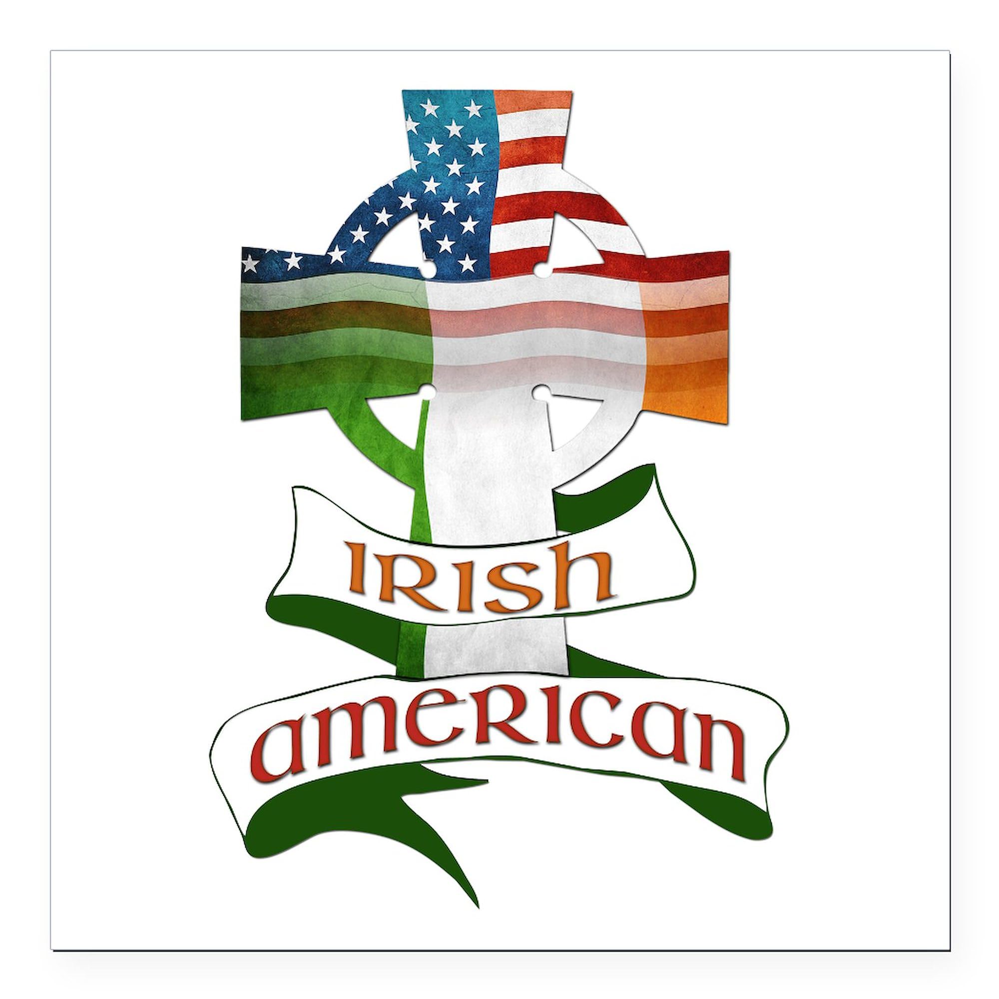 Celtic Cross Square Car Magnet 3
