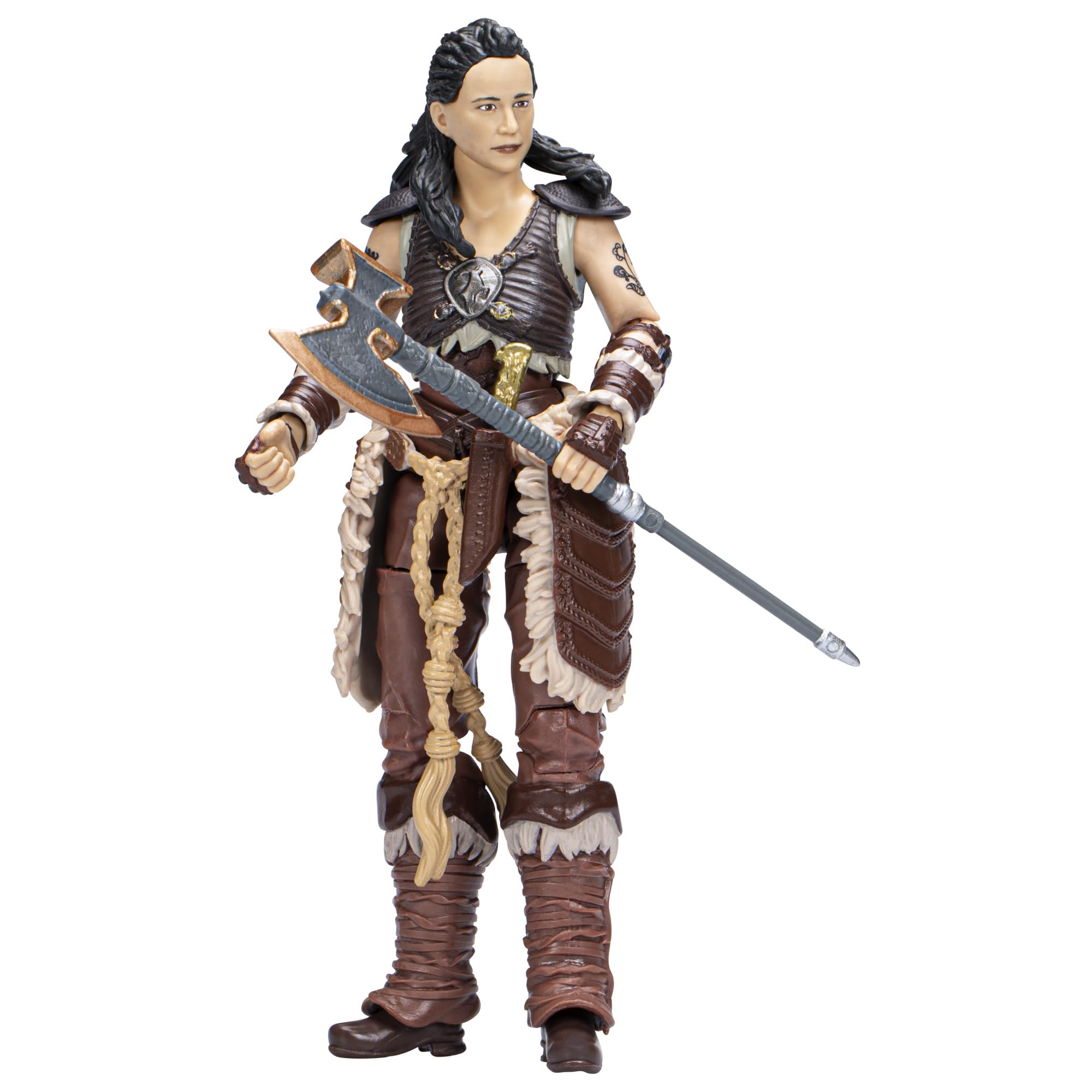 Dungeons and Dragons: Honor Among Thieves - Holga the Barbarian 6-Inch Action Figure Collectible | Golden Archive Series | Perfect for D&D Fans, Collectors & Tabletop RPG Game Displays