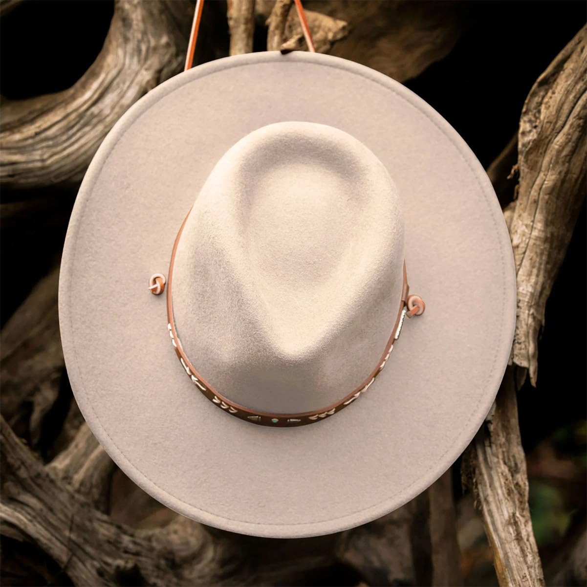 Stetson Men's Twisted Straw Cowboy Hat - Western Style Sun Hat for Outdoor, Rodeo, and Country Music Festivals